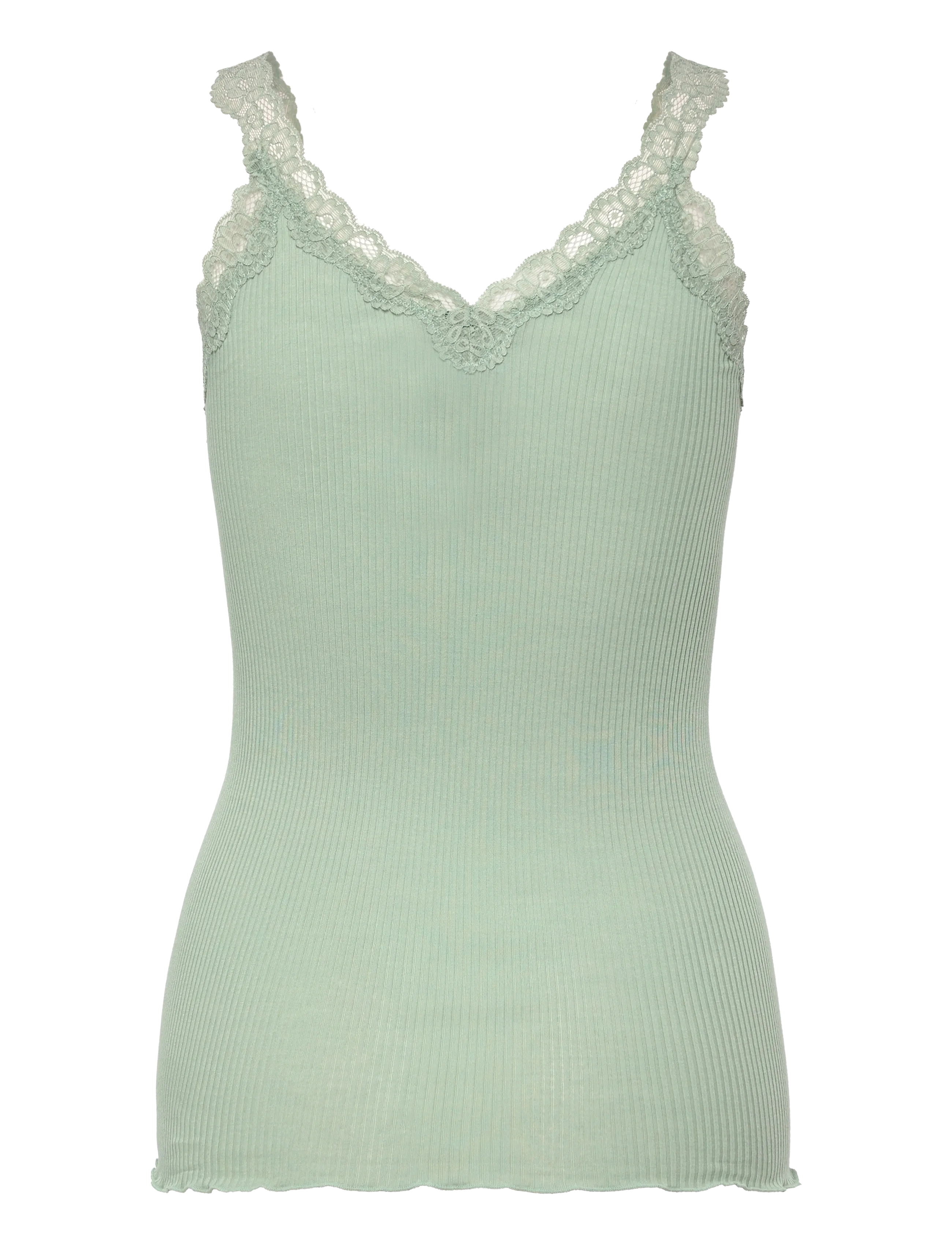 RM By Rosemunde - RMWBalta Modal SL V-Neck Top - linnen - jadeite - 2