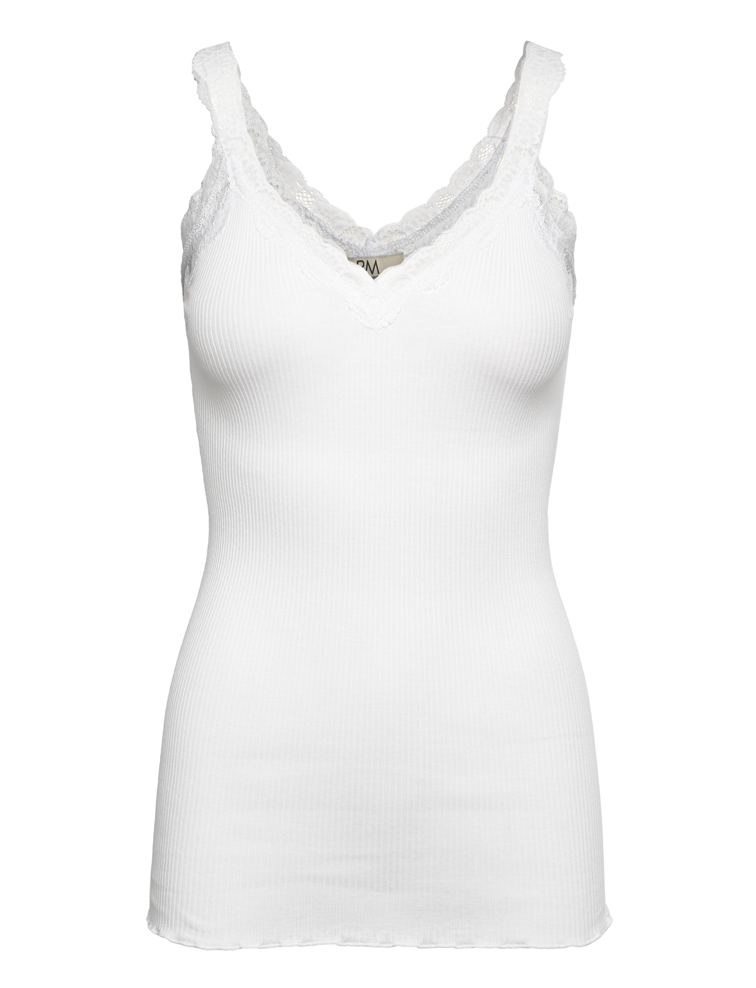 RMWBalta modal SL V-neck top - NEW WHITE