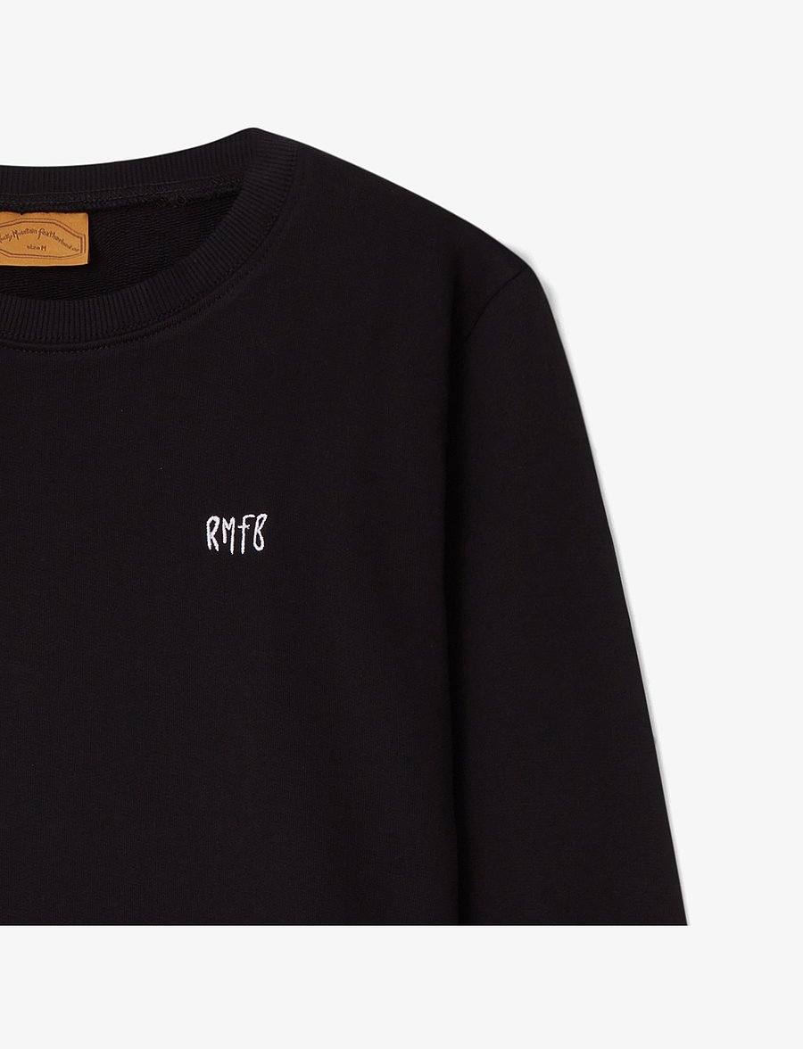Rocky Mountain Featherbed - RMFB CREW SWEATSHIRT - tops - black - 1
