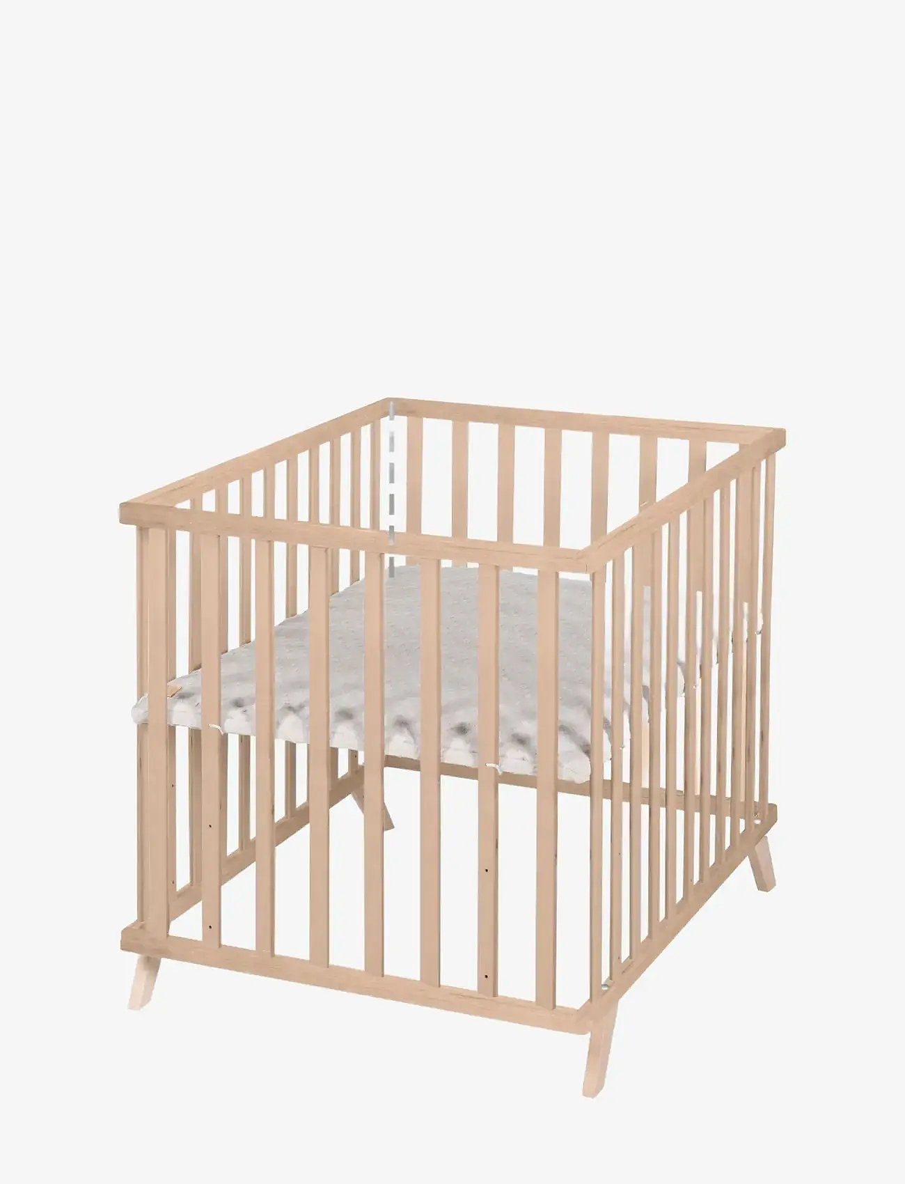 ROBA - Wooden Playpen 75x100 cm - playpens - natural organic beech - 0