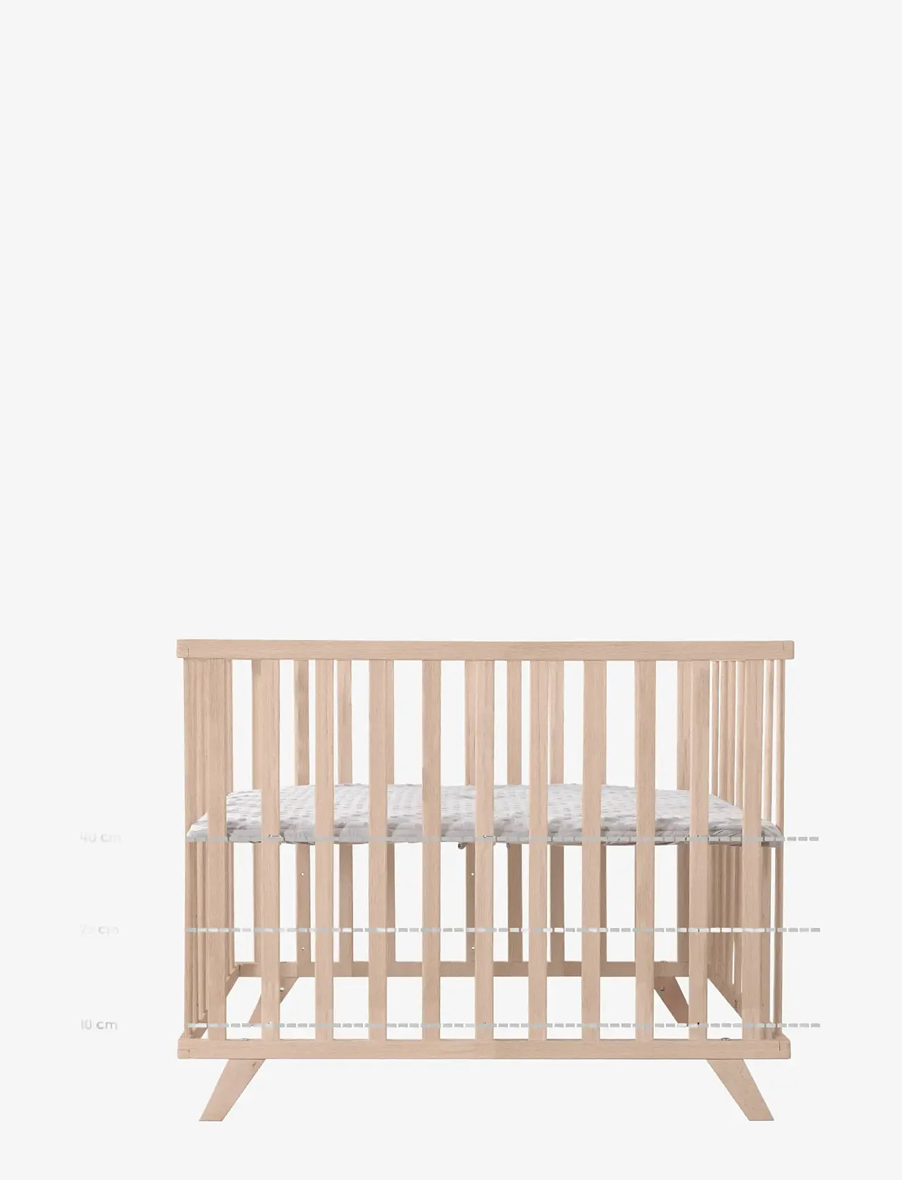 ROBA - Wooden Playpen 75x100 cm - playpens - natural organic beech - 4