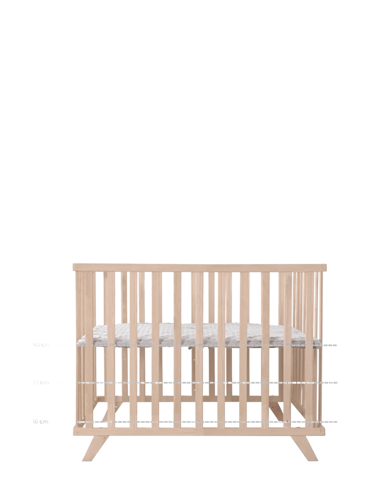 ROBA - Wooden Playpen 75x100 cm - cribs - natural organic beech - 4