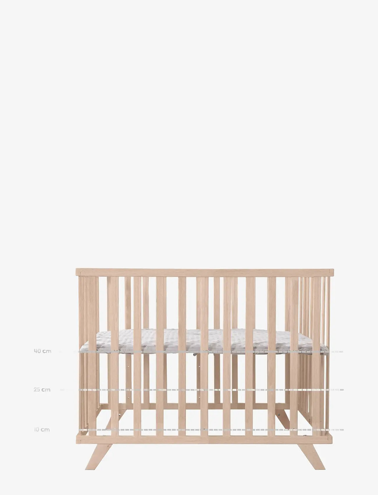 ROBA - Wooden Playpen 75x100 cm - playpens - natural organic beech - 5