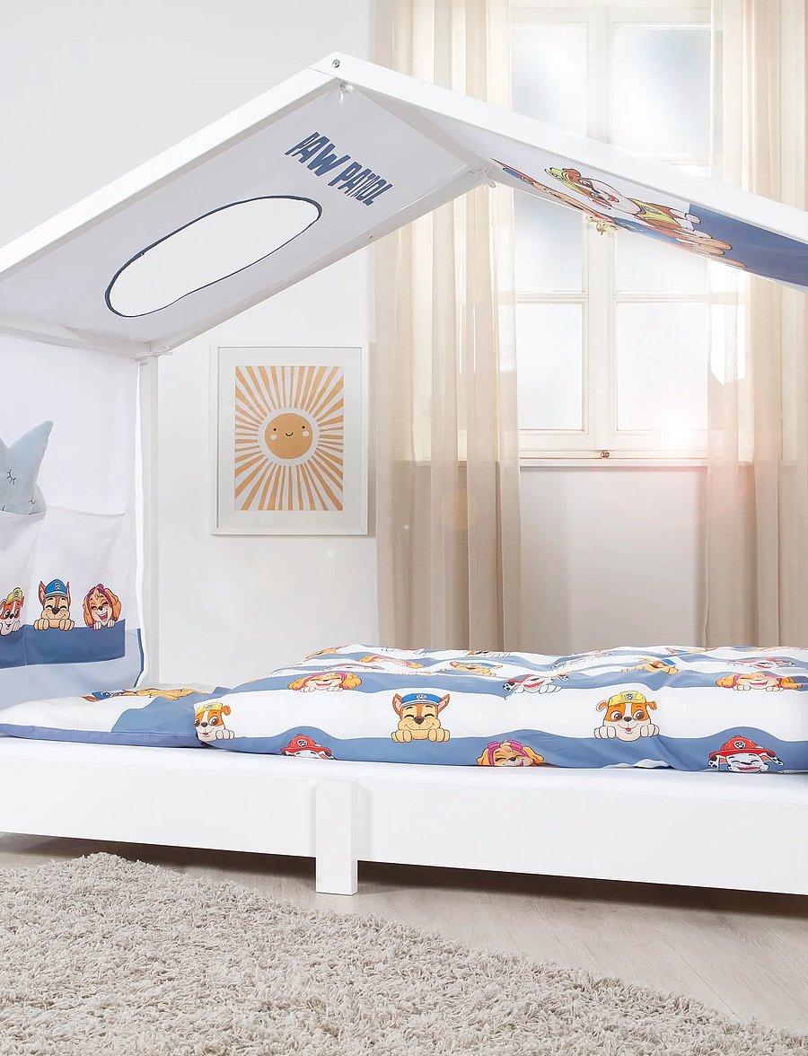 Käpapatrull - Cover for Montessori House Beds 70 x 140 cm - lastevoodid ja tarvikud - white - 0