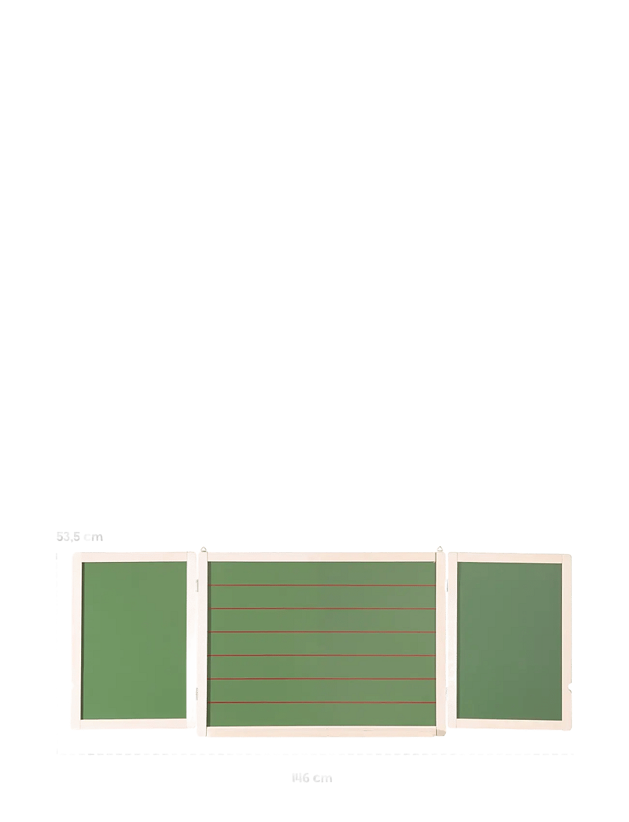ROBA - Large Hanging Boboard with Magnetic Drawing Panel - zeichenbretter - natural lacquered - 4