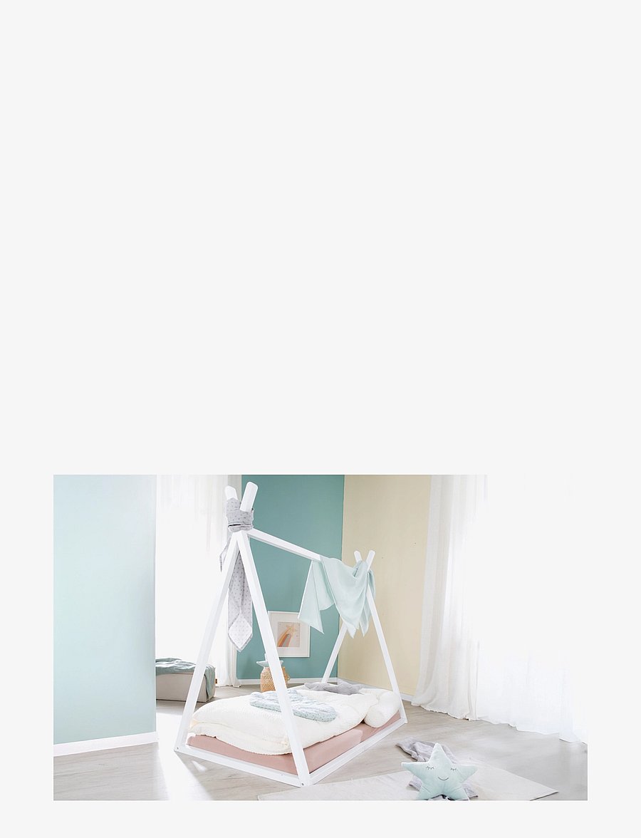 ROBA - Sustainable Montessori Tipi Bed 70 x 140 cm - Solid Wood - kinderbetten & zubehör - white - 4