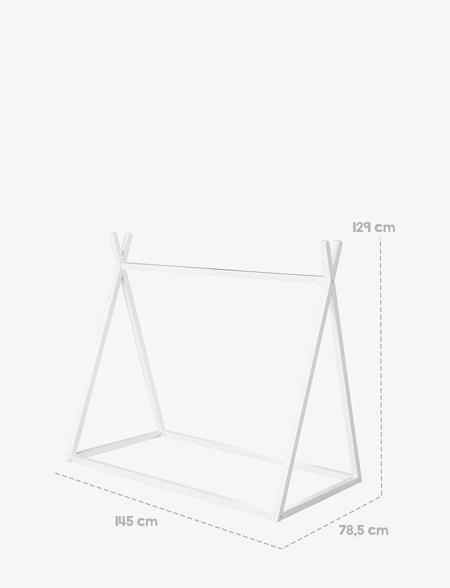 ROBA - Sustainable Montessori Tipi Bed 70 x 140 cm - Solid Wood - kinderbetten & zubehör - white - 5