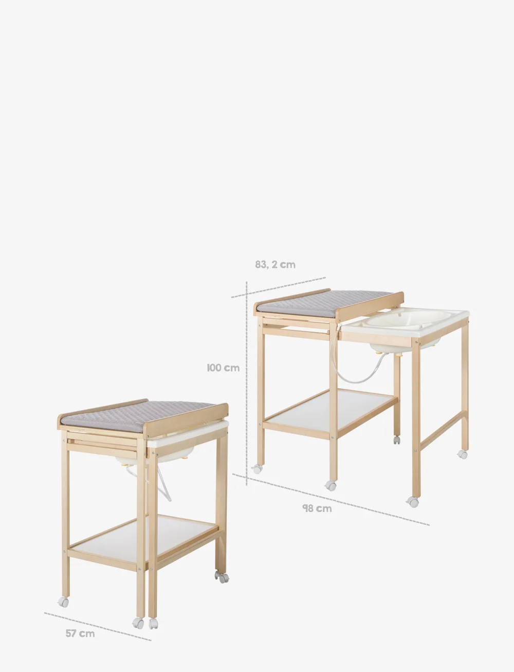 ROBA - Baby bath and changing unit - mähkimislauad - bicolor - 5