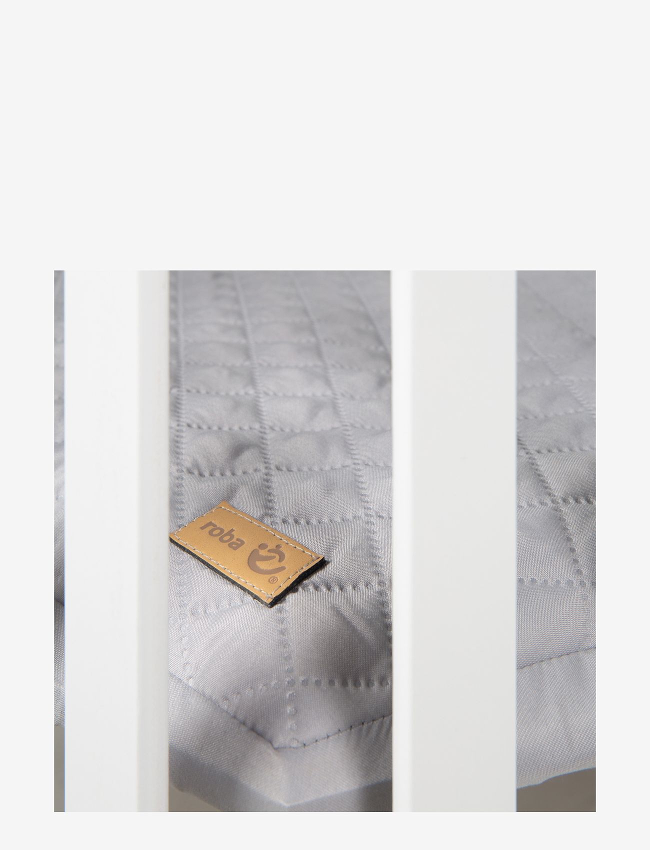 ROBA - Playpen 75 x 100 roba Style with mattress - parcs - white & grey - 5
