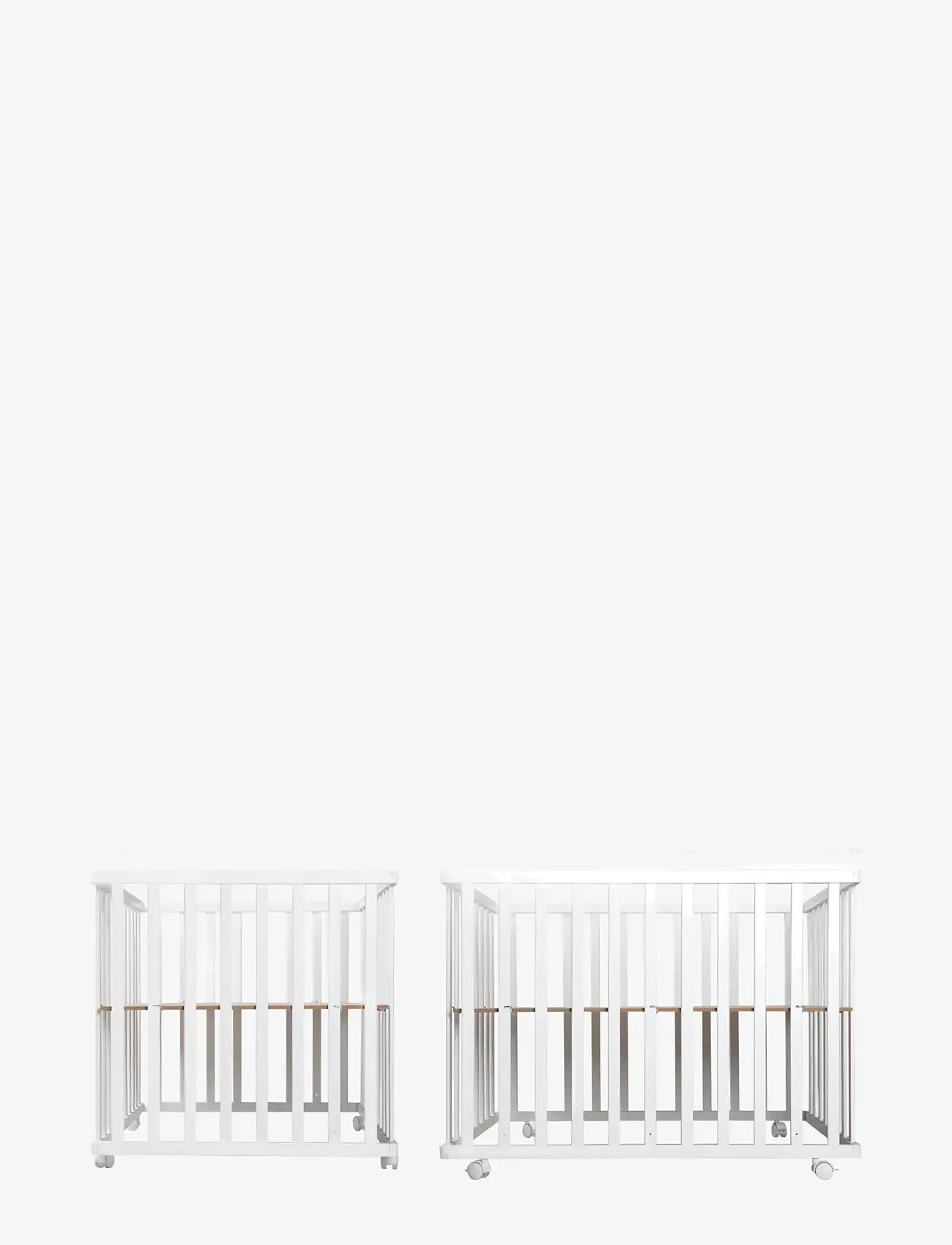 ROBA - Wooden Foldable Playpen - tremmesenge - taupe - 1