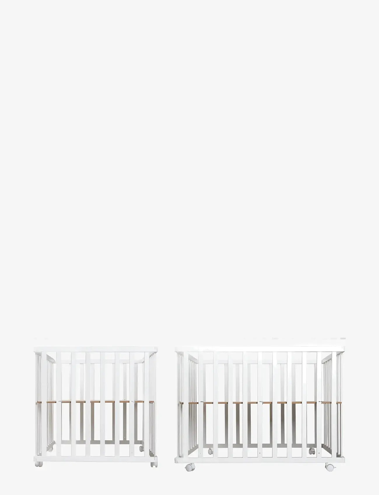 ROBA - Wooden Foldable Playpen - tremmesenge - taupe - 3