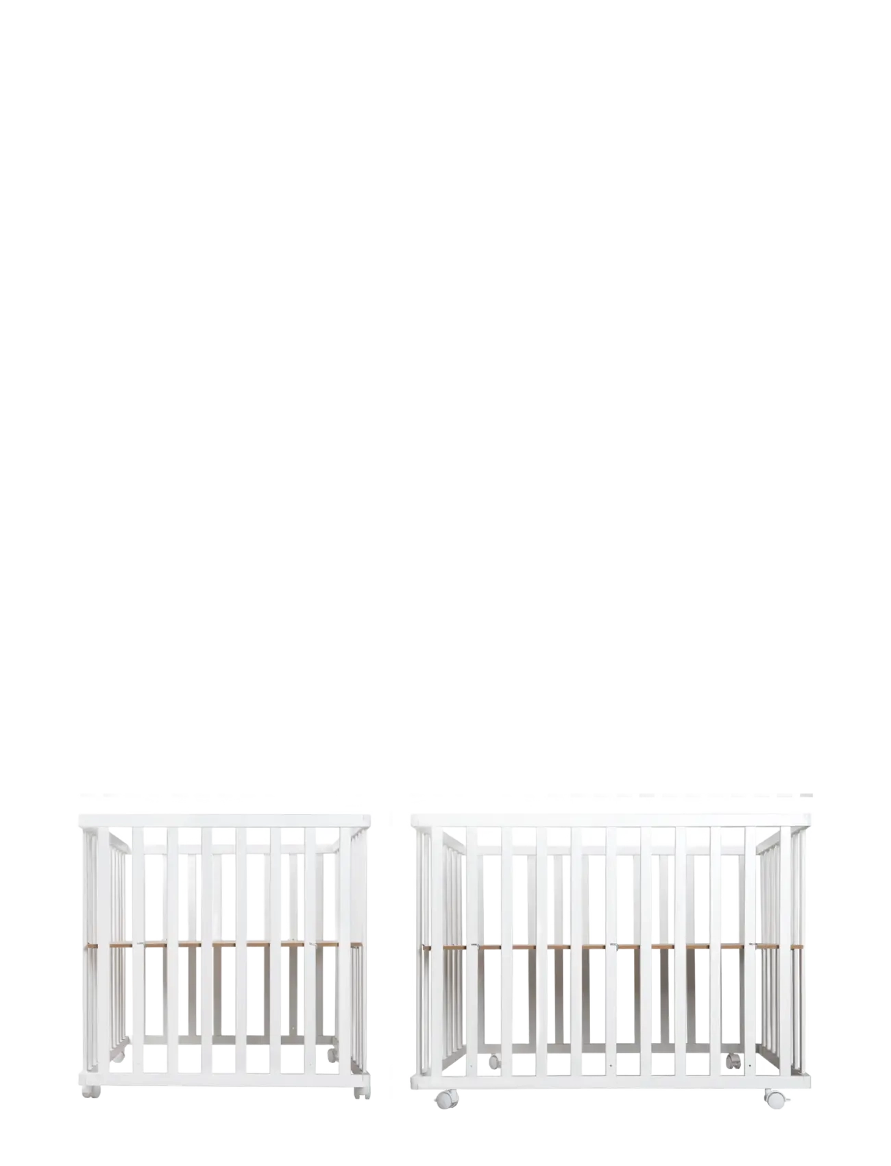 ROBA - Wooden Foldable Playpen - resesängar - taupe - 3