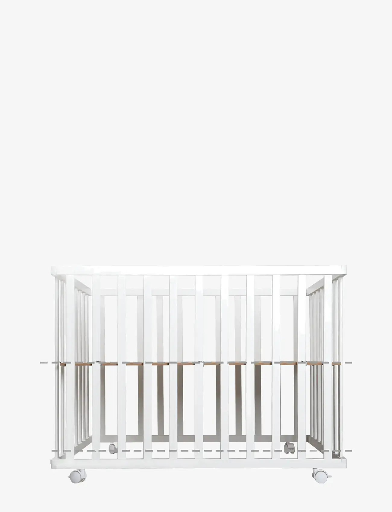 ROBA - Wooden Foldable Playpen - tremmesenge - taupe - 4