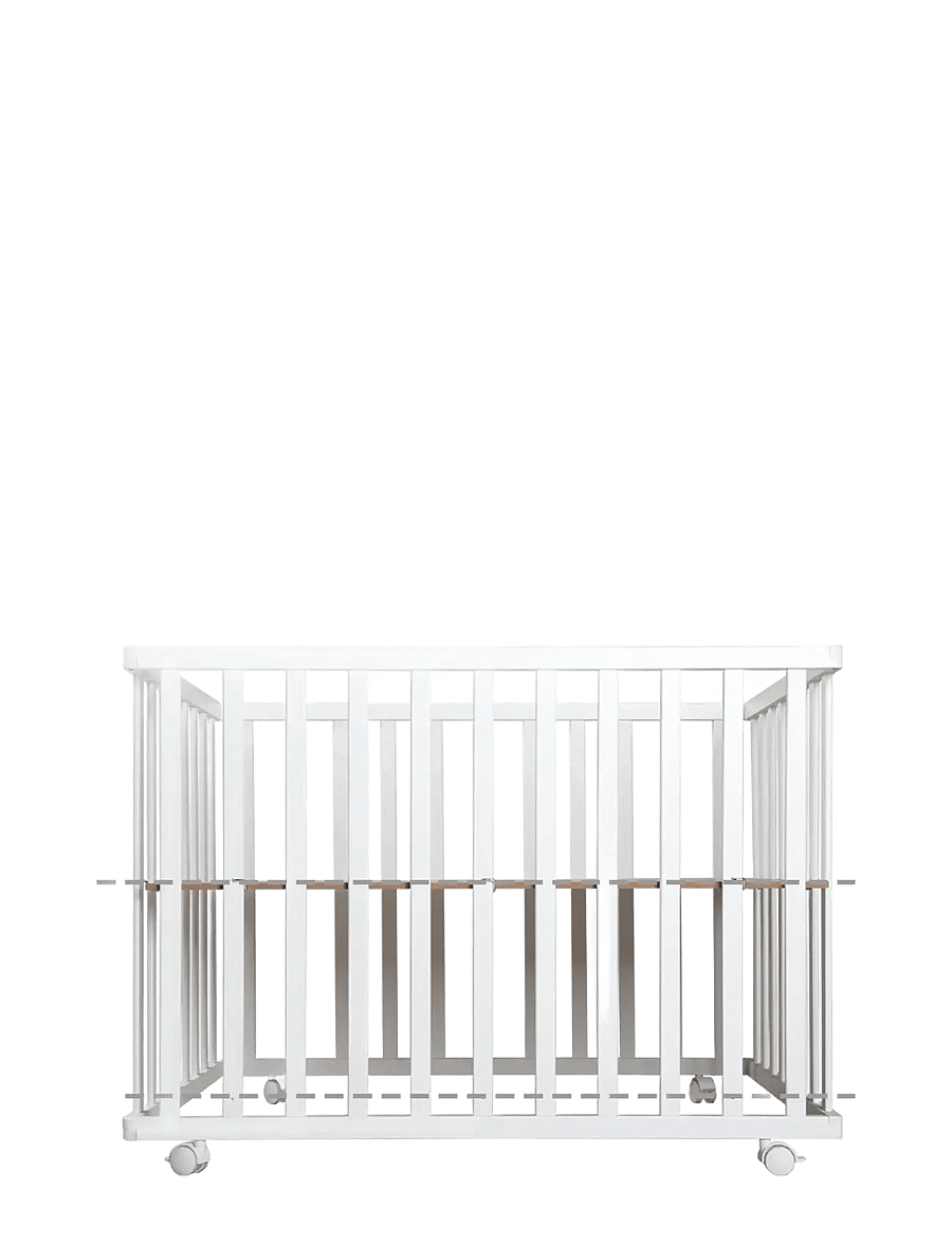 ROBA - Wooden Foldable Playpen - resesängar - taupe - 4