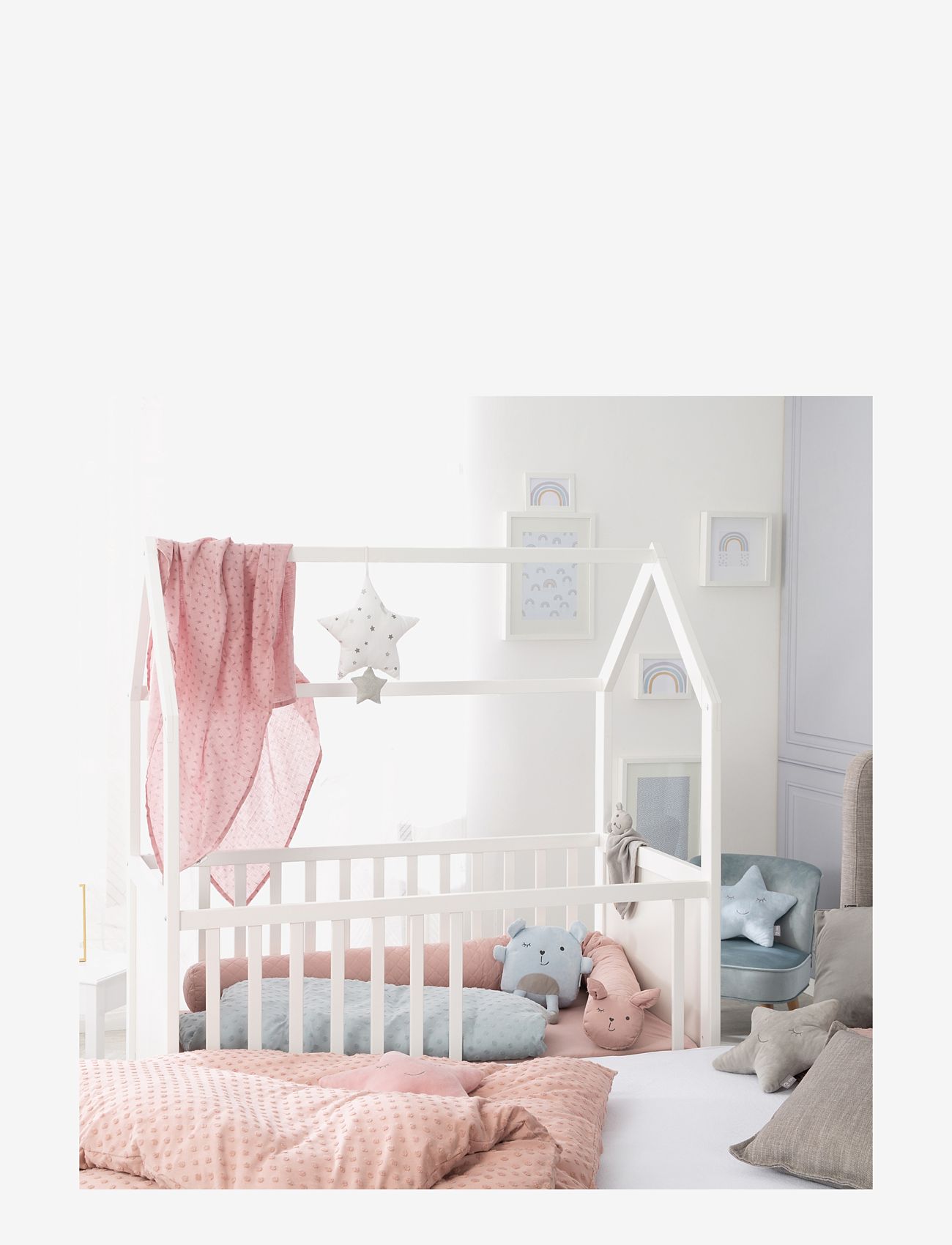 ROBA - House Bed 60 x 120cm - spjälsängar - white - 4