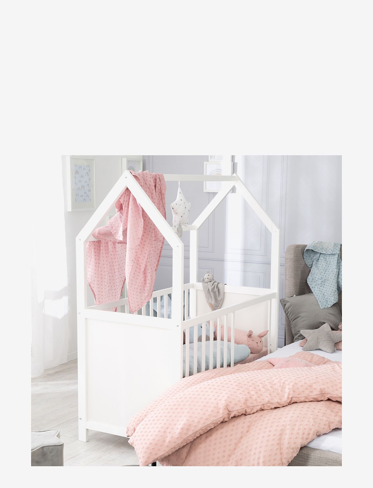 ROBA - House Bed 60 x 120cm - spjälsängar - white - 5