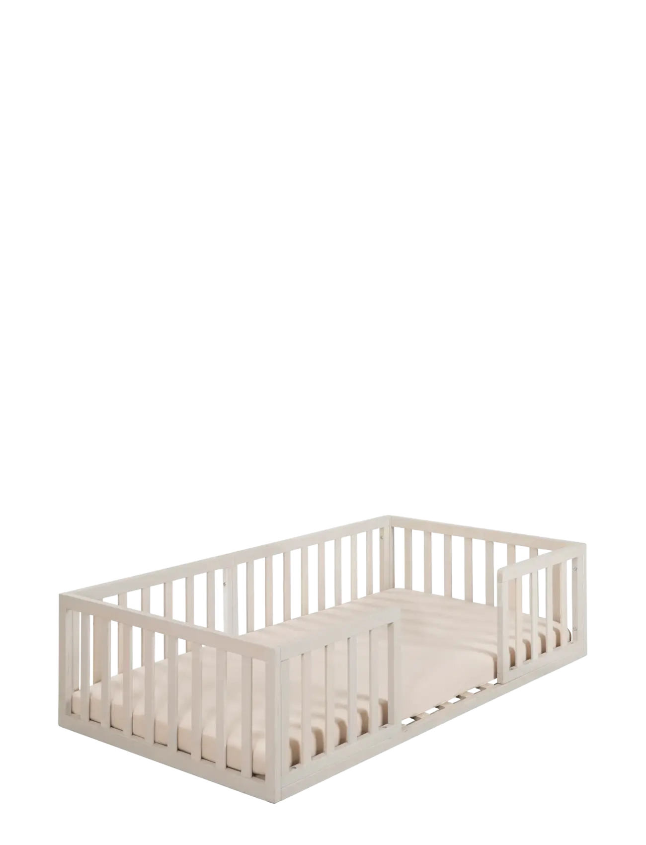 ROBA Montessori Floor Bed 70 X 140 Cm, Børneseng og tilbehør, Hvid, Str: 70X140CM