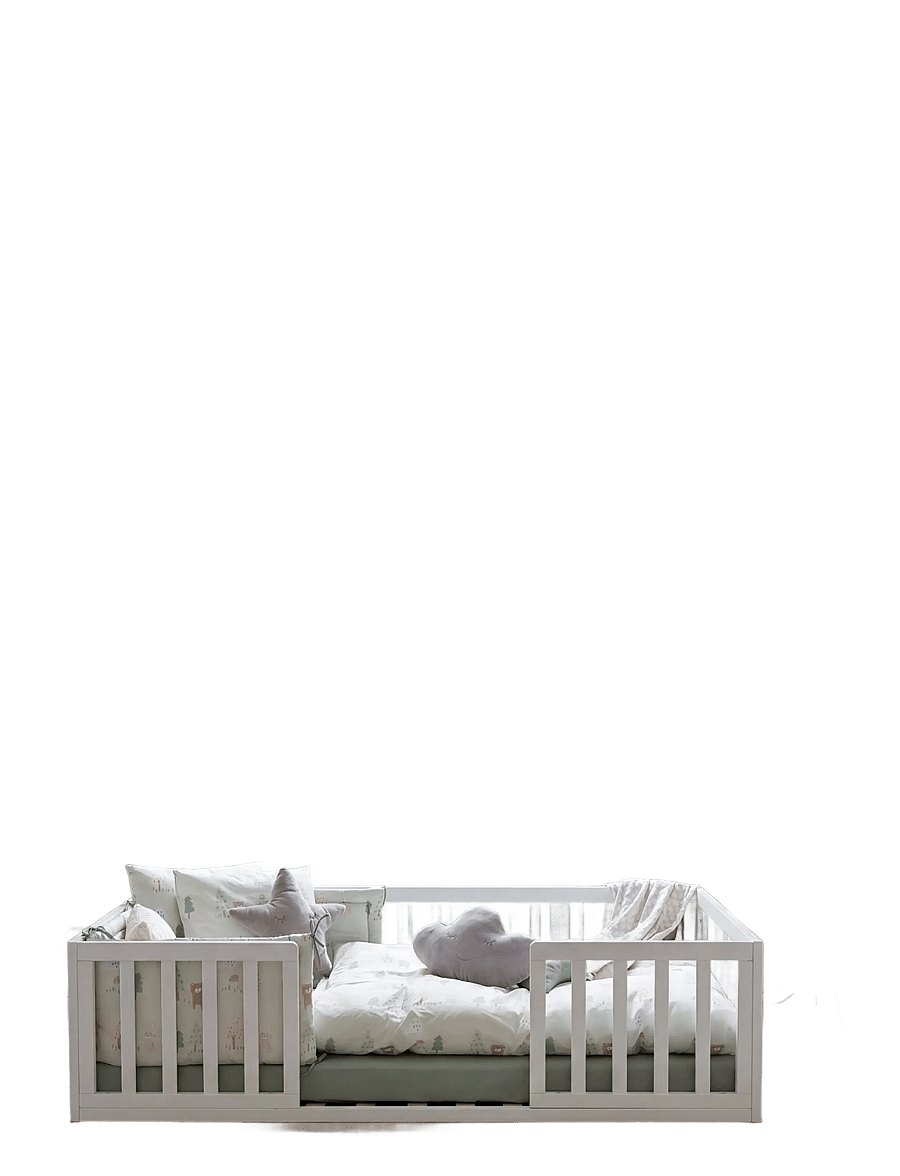 ROBA - Montessori-Bodenbett 70 x 140 cm - barnsängar & tillbehör - white - 2