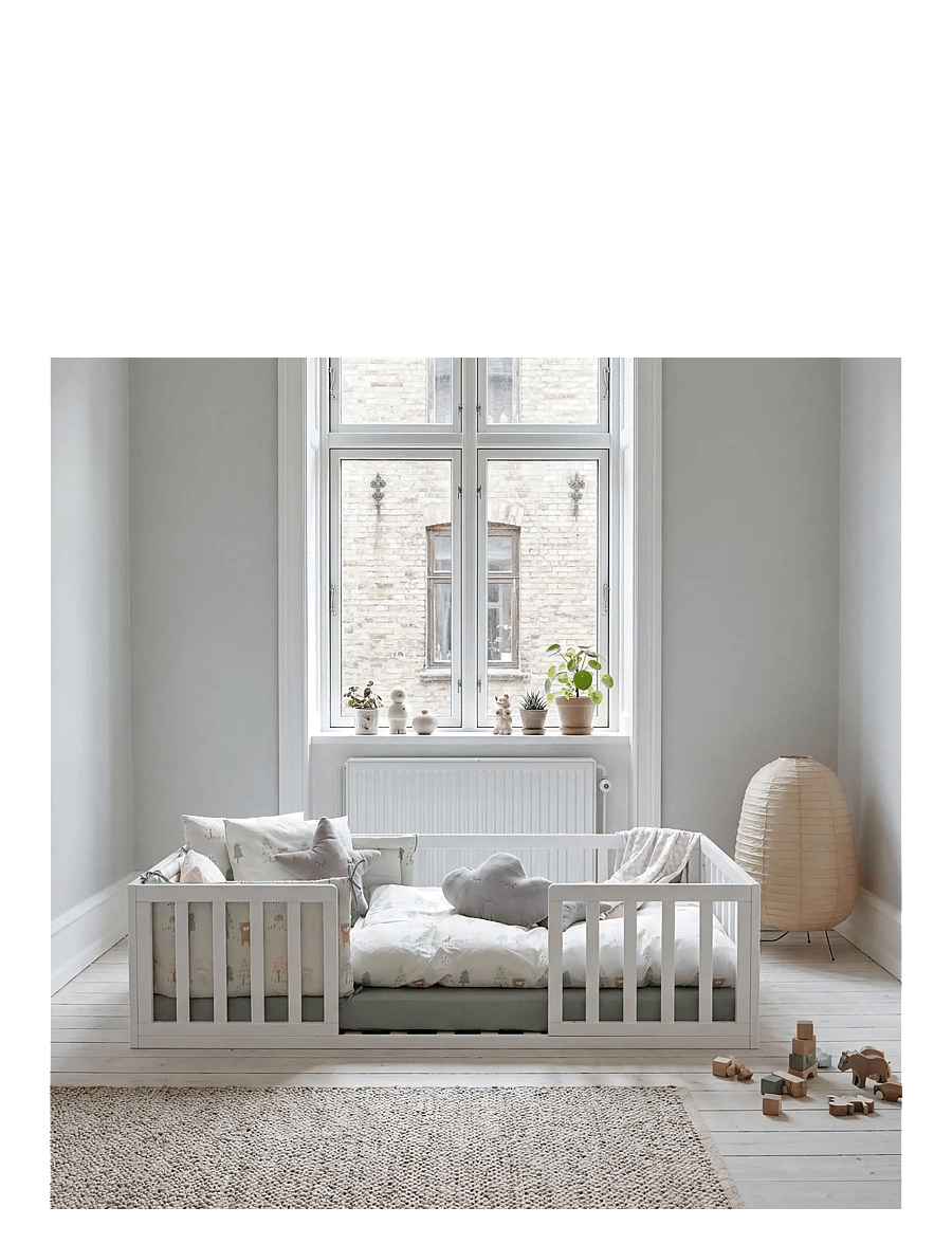 ROBA - Montessori-Bodenbett 70 x 140 cm - børnesenge & tilbehør - white - 2