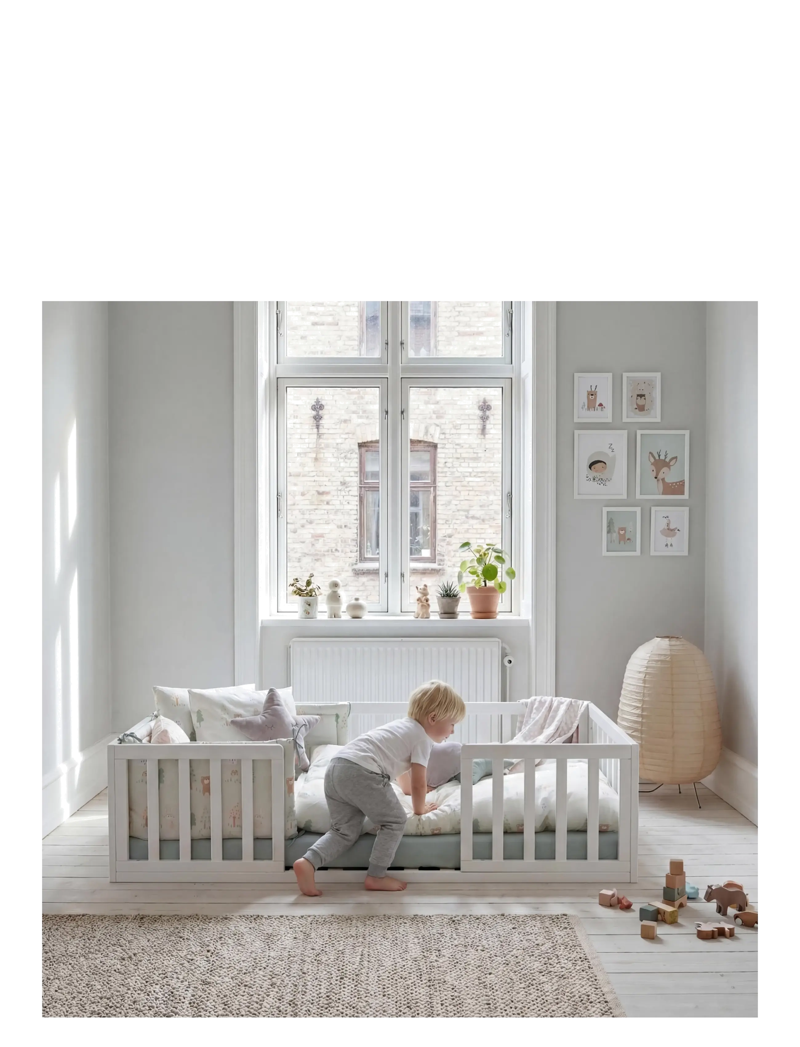 ROBA - Montessori-Bodenbett 70 x 140 cm - børnesenge & tilbehør - white - 3