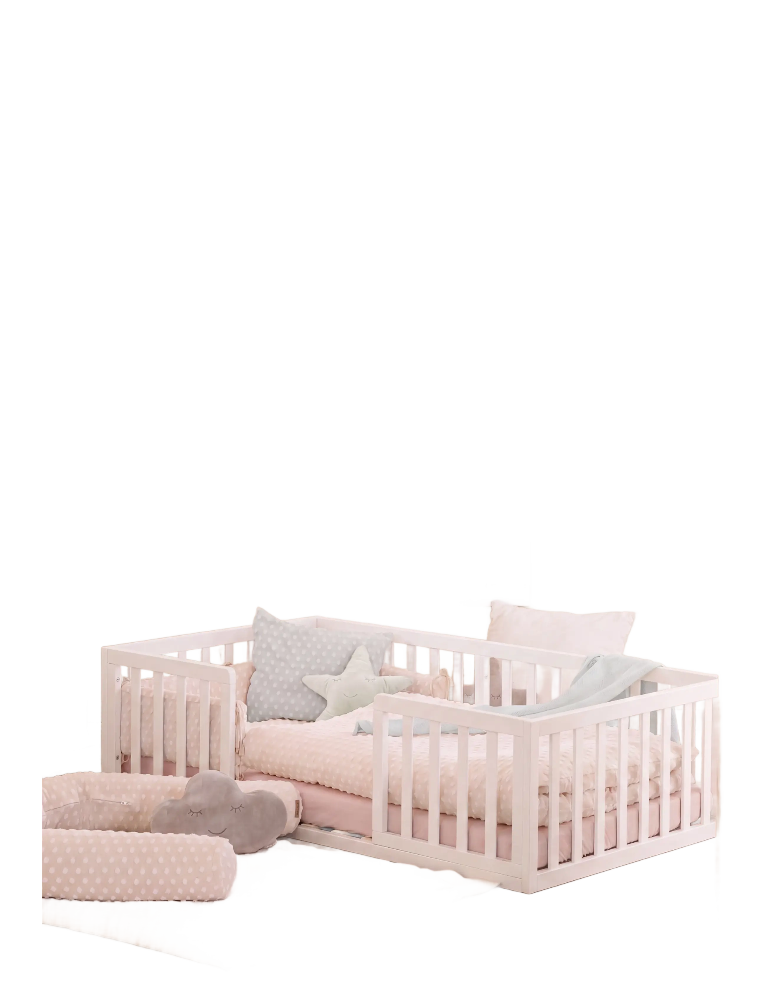 ROBA - Montessori-Bodenbett 70 x 140 cm - kinderbetten & zubehör - white - 4