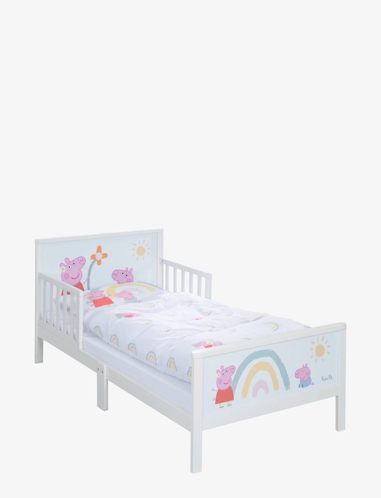 ROBA Toddler-Complete Bed Peppa Pig, 75X 145X 63 cm, Furniture, Weiß - Children's Beds & Accessories, Kinder