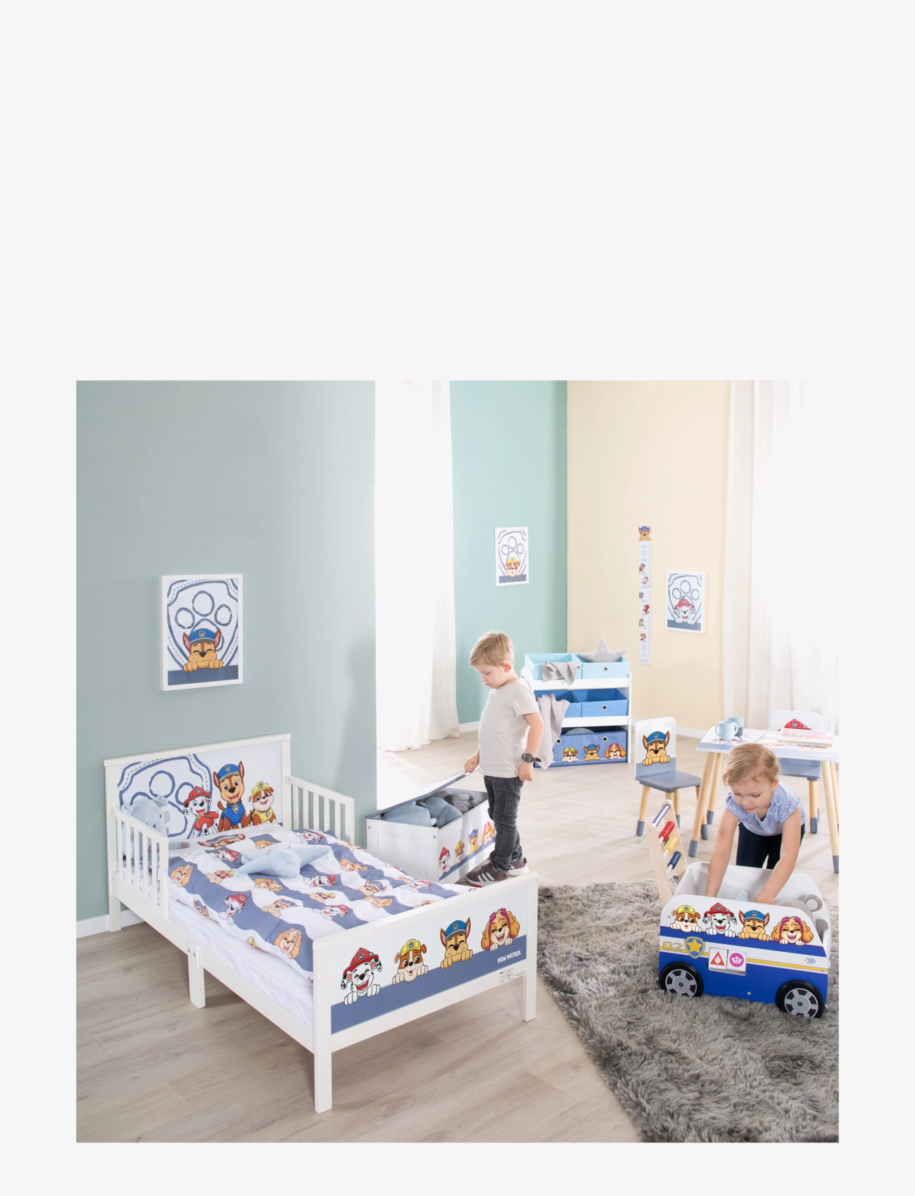 Ryhmä Hau - Toddler-complete bed Paw Patrol - lasten sängyt ja tarvikkeet - white - 2