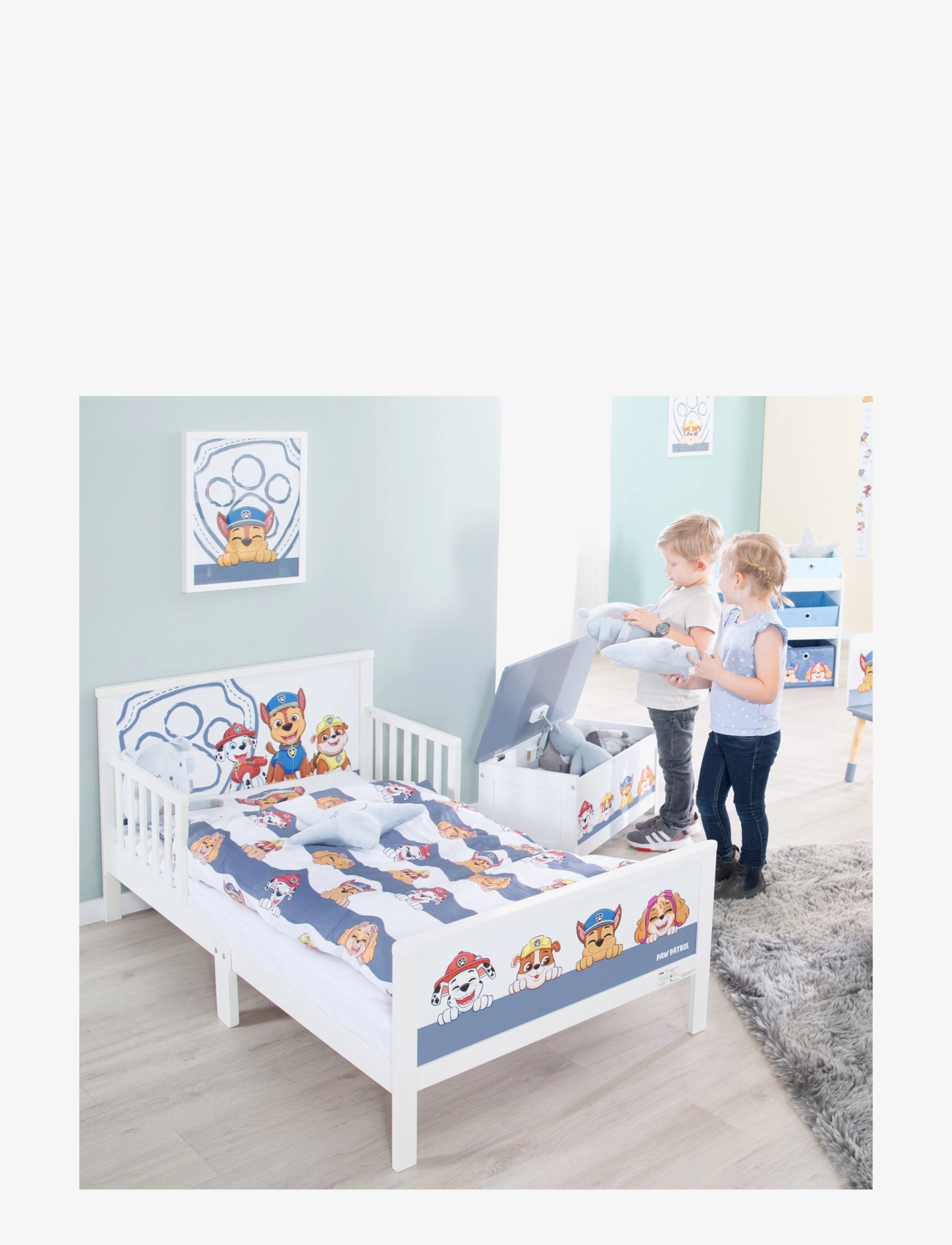 Ryhmä Hau - Toddler-complete bed Paw Patrol - lasten sängyt ja tarvikkeet - white - 3