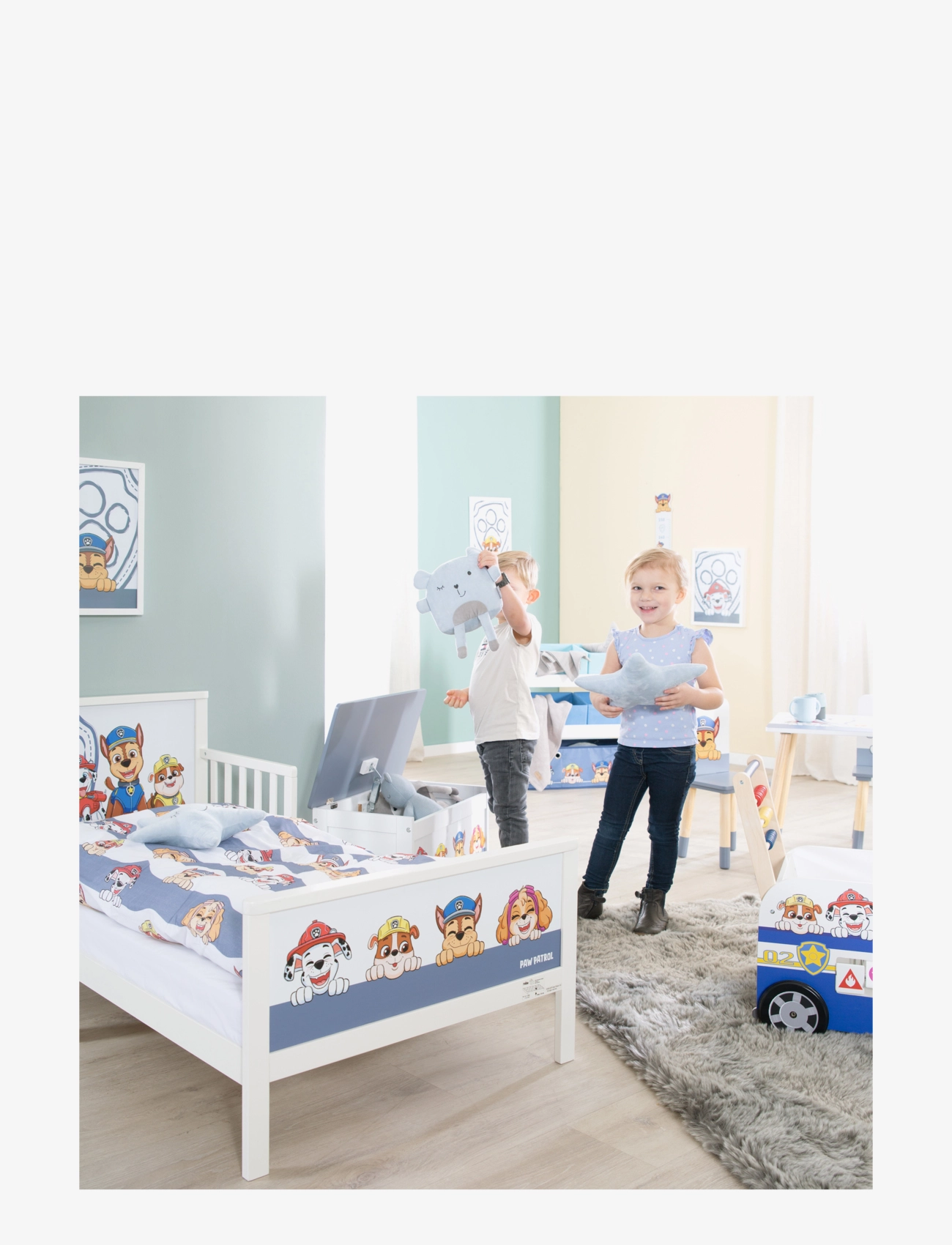 Ryhmä Hau - Toddler-complete bed Paw Patrol - lasten sängyt ja tarvikkeet - white - 4