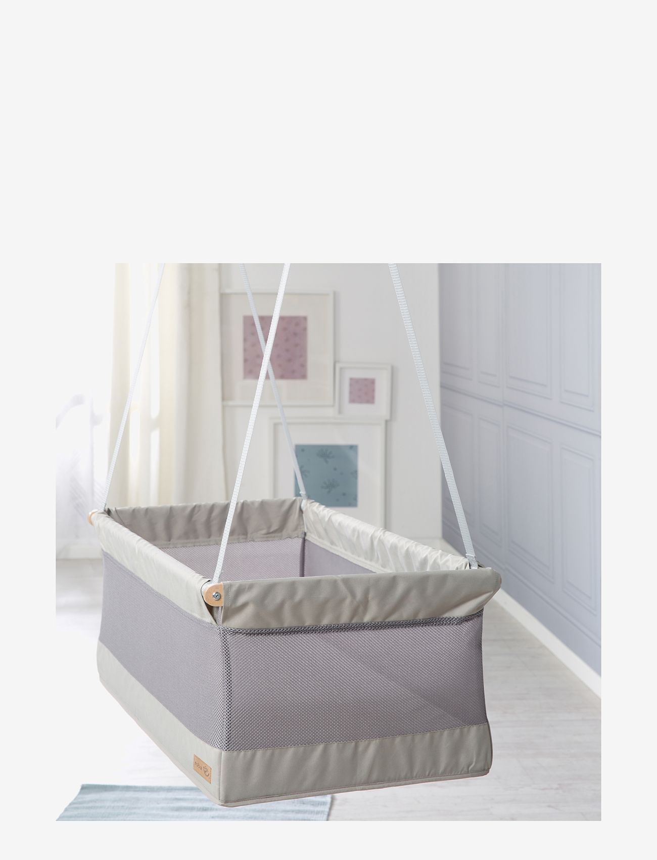 ROBA - Hanging Crib Canvas - tremmesenge - grey - 3
