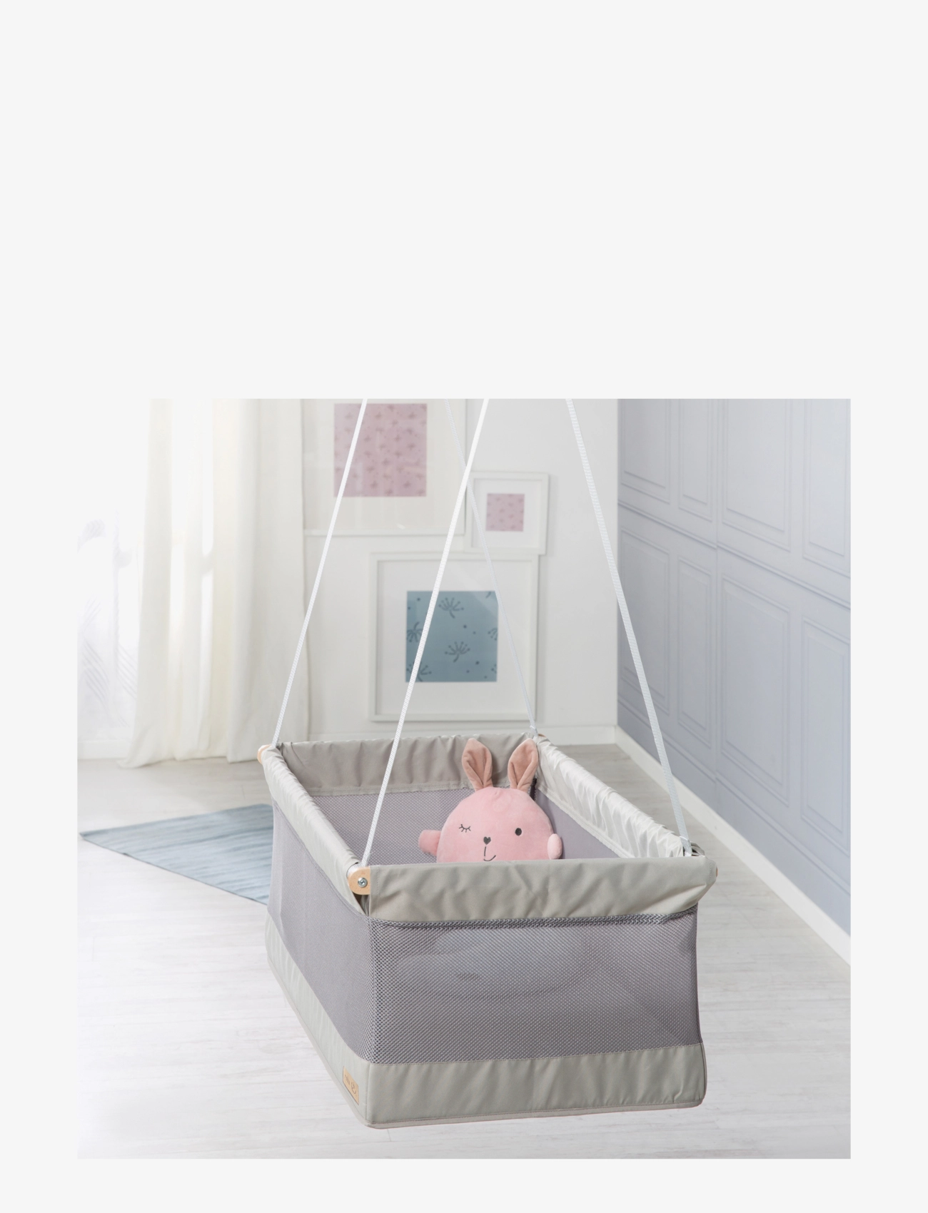 ROBA - Hanging Crib Canvas - moseskurve - grey - 4