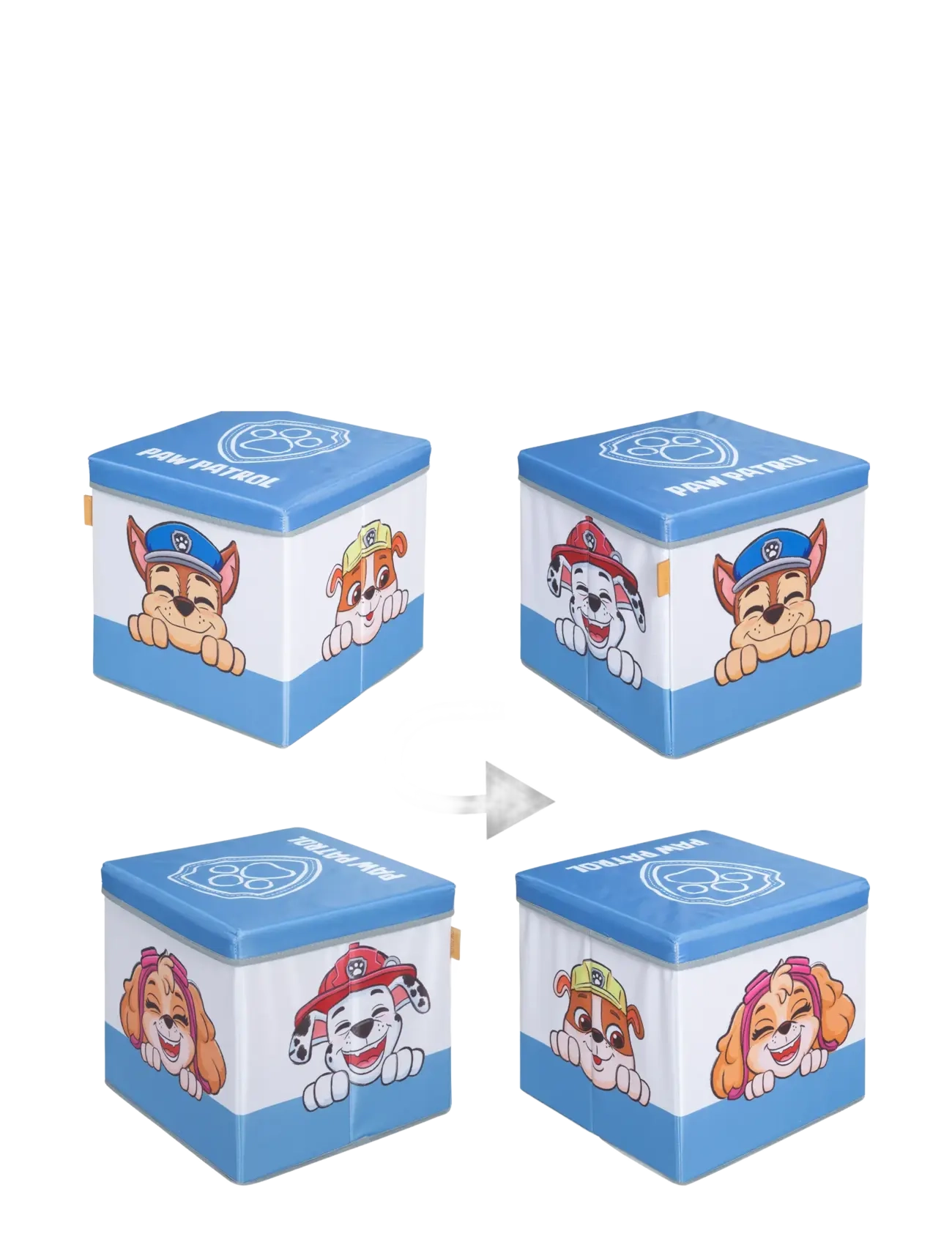 Paw Patrol - Foldable Seat & Storage Box Paw Patrol - förvaringslådor - blue - 3
