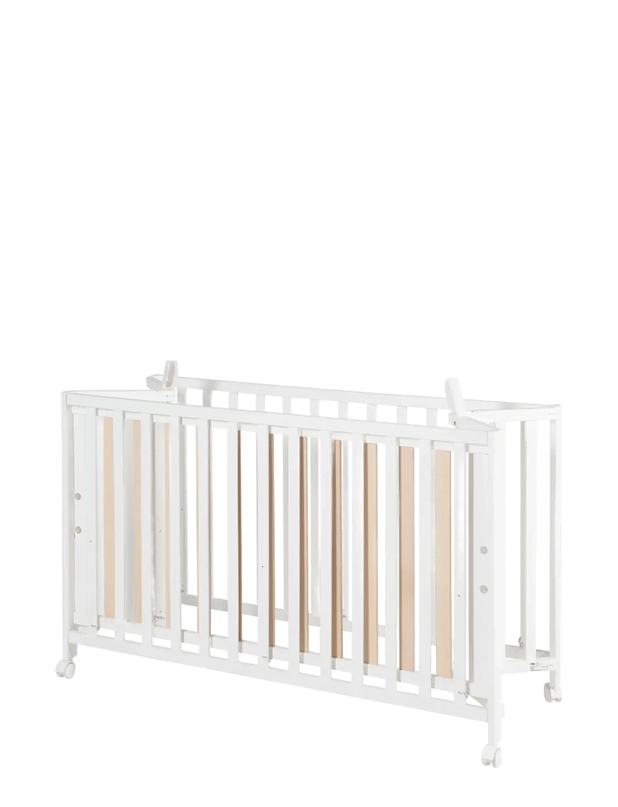 ROBA - Wooden Foldable Cot 60 x 120 cm - lits d'enfant - white - 3