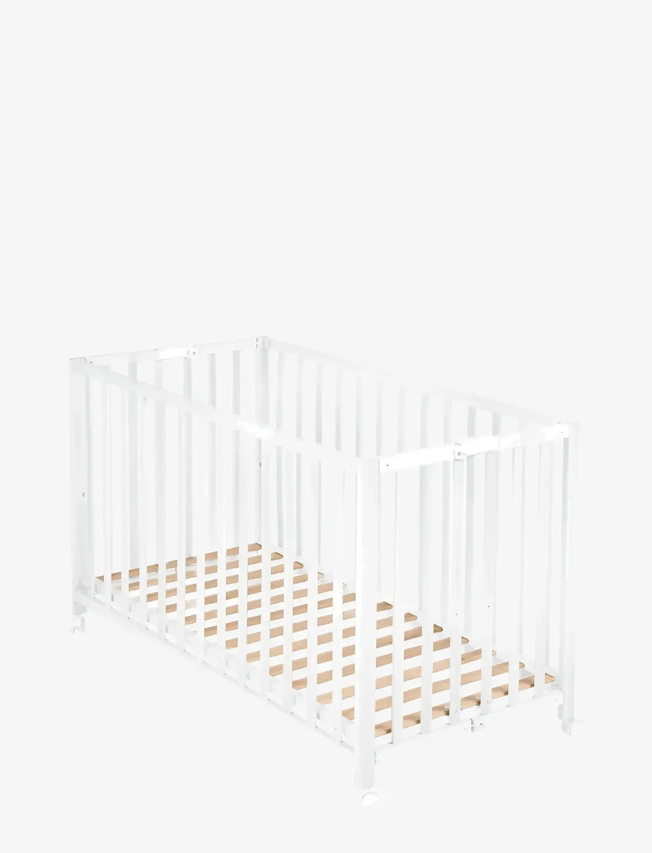 ROBA - Wooden Foldable Cot 60 x 120 cm - cribs - white - 5