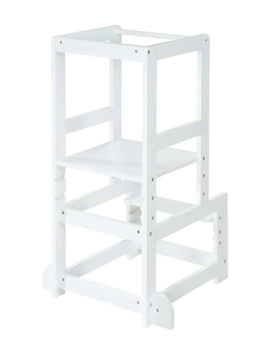 ROBA - Convertible Montessori Learning Tower - torntool - white - 2