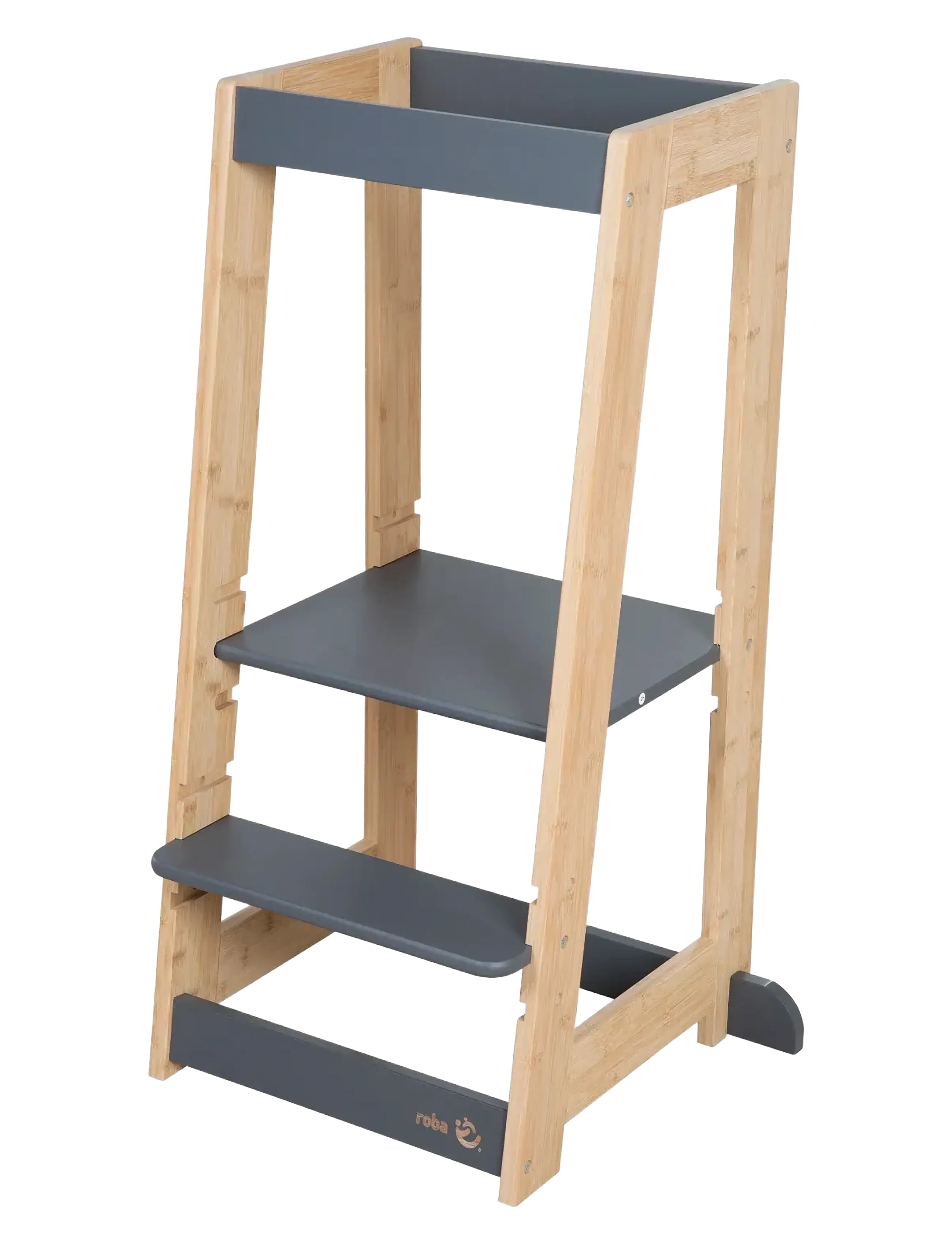 ROBA Learning Tower Made Of Wood, Læringstårn, Hvid, Str: 88X 54X 43.5CM