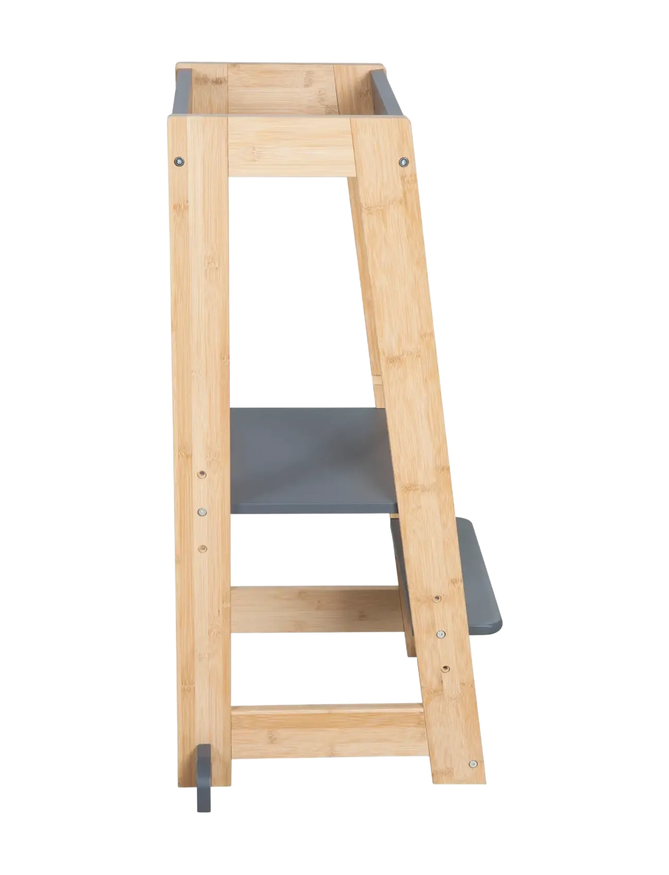 ROBA - Learning Tower Made of Wood - hjälpa till pallar - anthracite-bamboo - 3