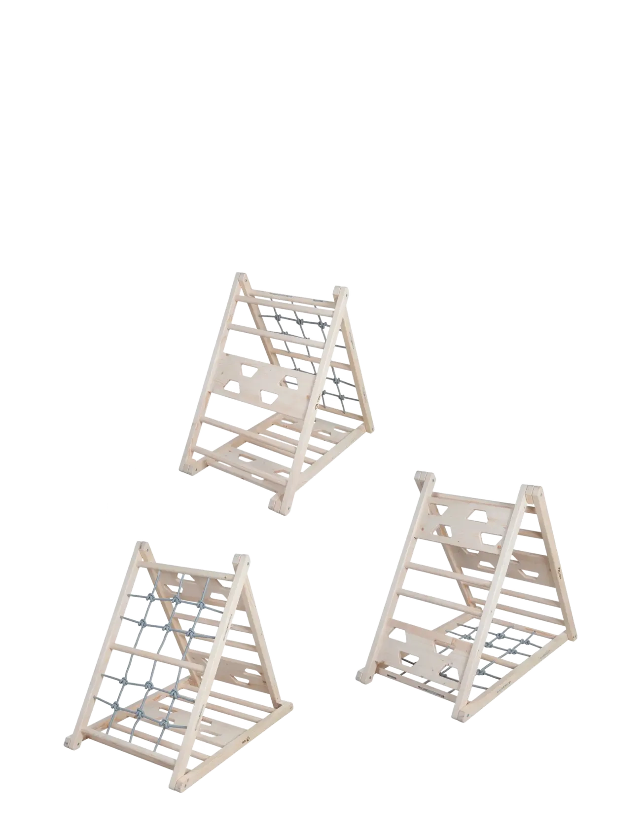 ROBA Wooden Climbing Triangle, One Size, Furniture, Mehrfarbig/gemustert - Motor Skills Kinder