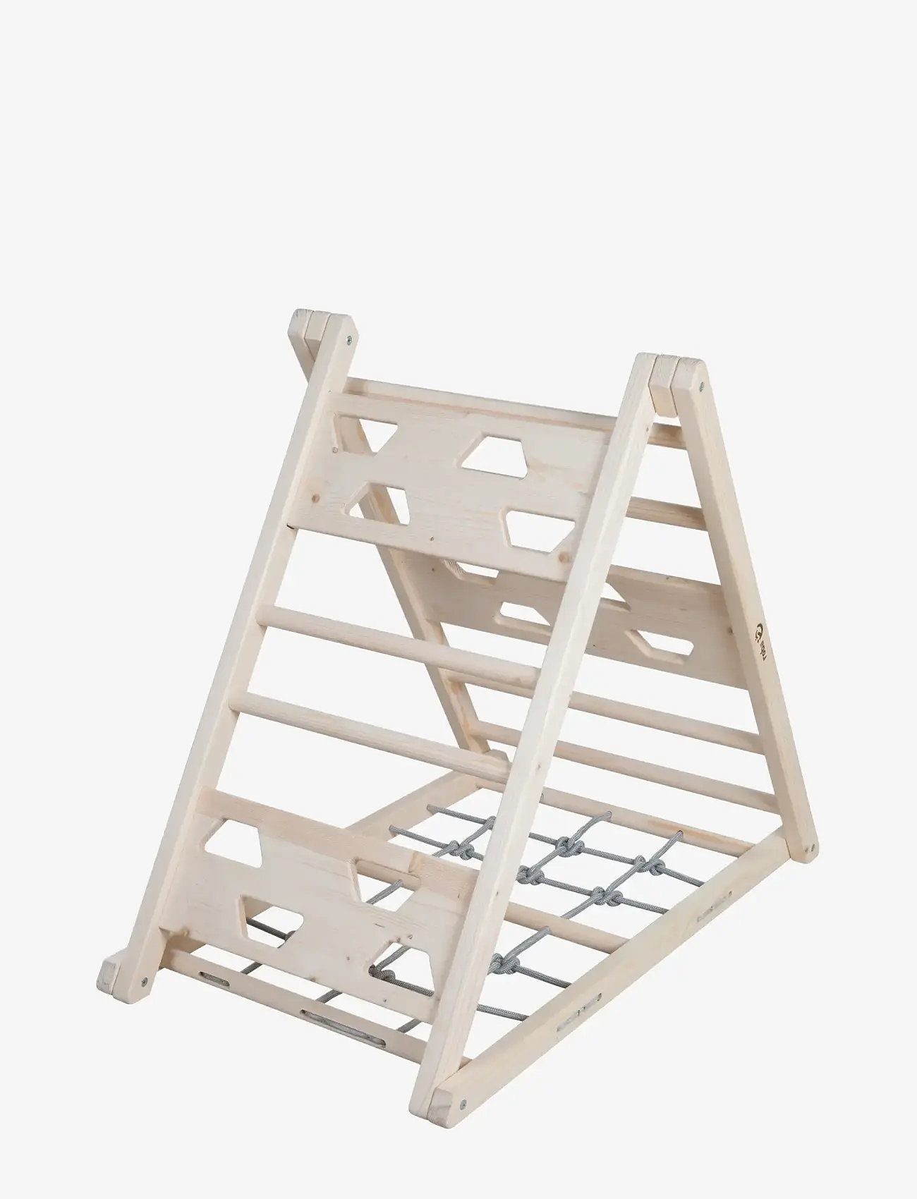 ROBA - Wooden climbing triangle - liikumisoskuste mööbel - natural untreated - 2