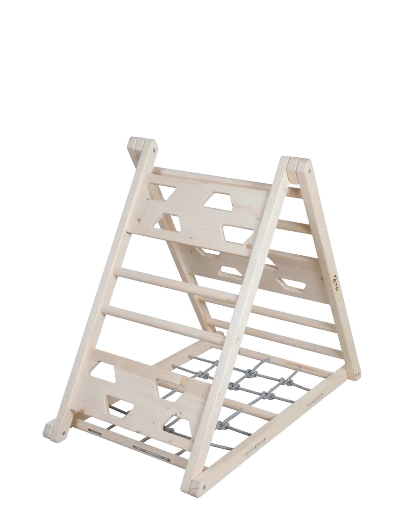 ROBA - Wooden climbing triangle - mobilier pour motricité - natural untreated - 2