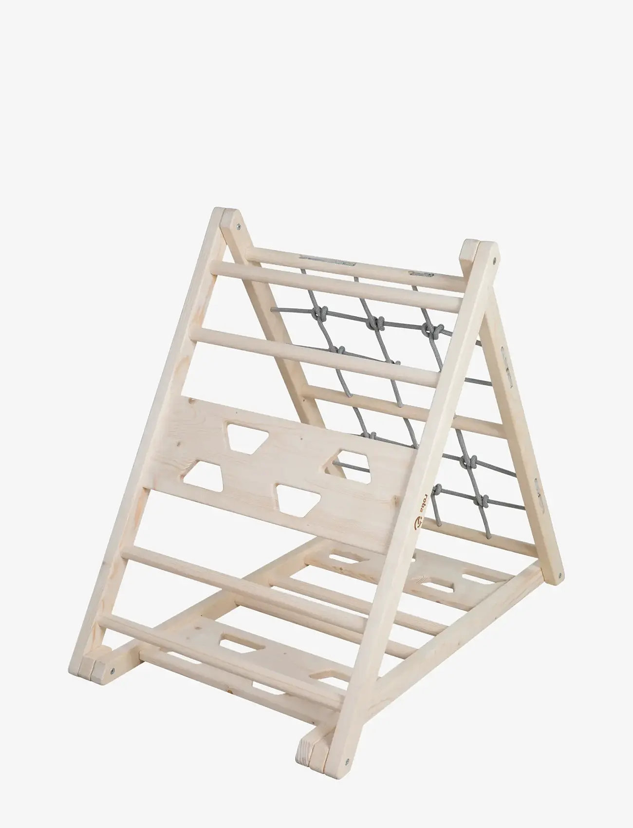ROBA - Wooden climbing triangle - liikumisoskuste mööbel - natural untreated - 3