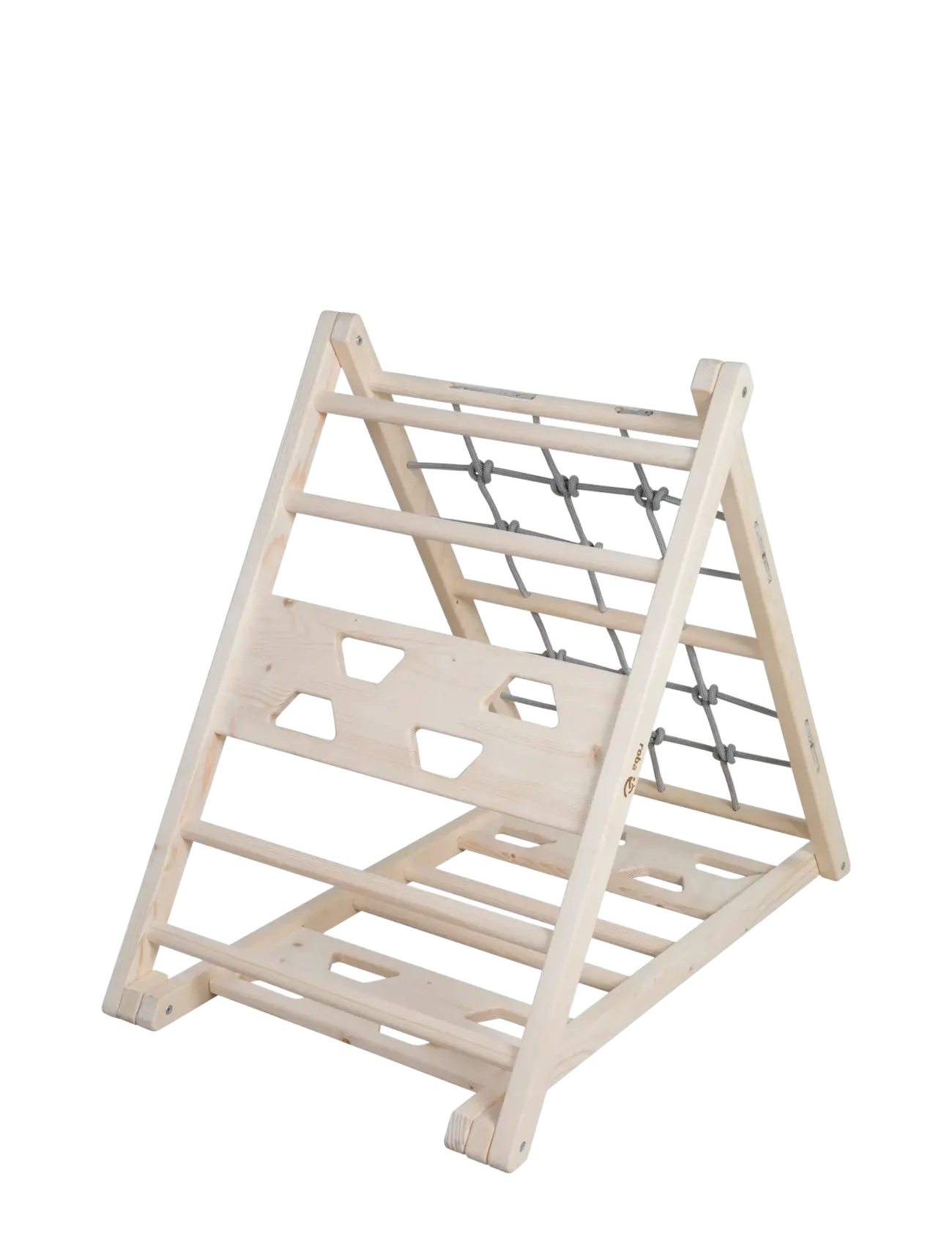 ROBA - Wooden climbing triangle - mobilier pour motricité - natural untreated - 3