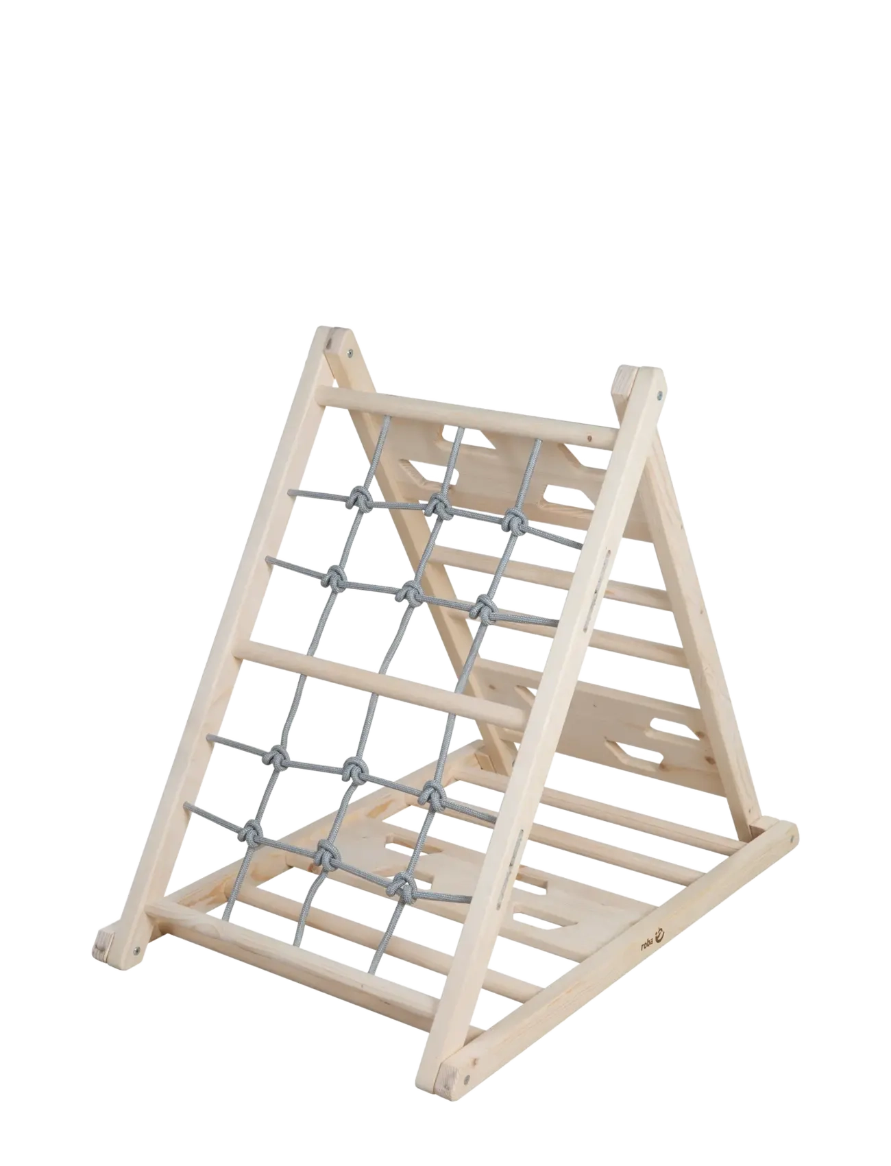 ROBA - Wooden climbing triangle - mobilier pour motricité - natural untreated - 4