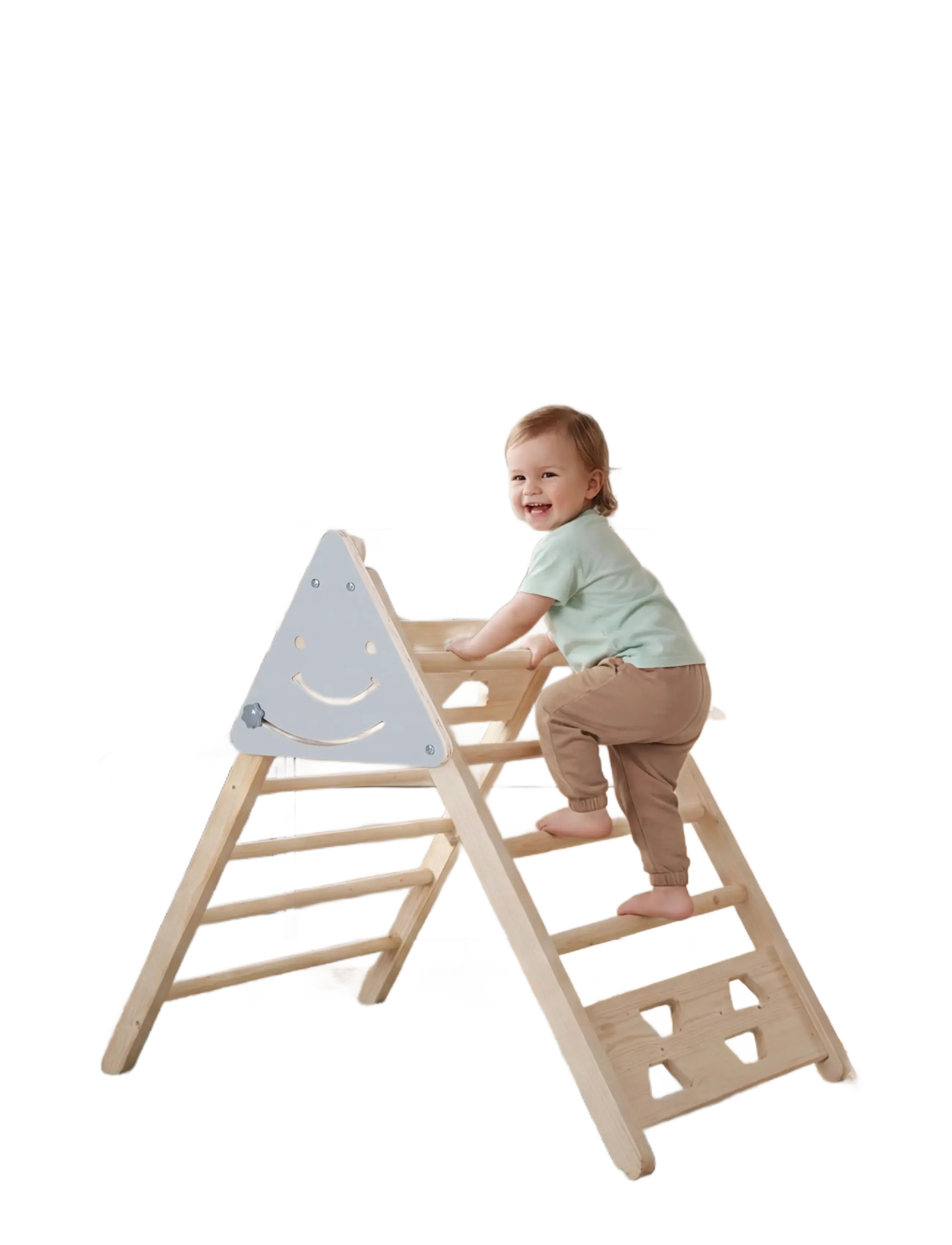 ROBA - Foldable climbing triangle - motoriske møbler - nature - 1