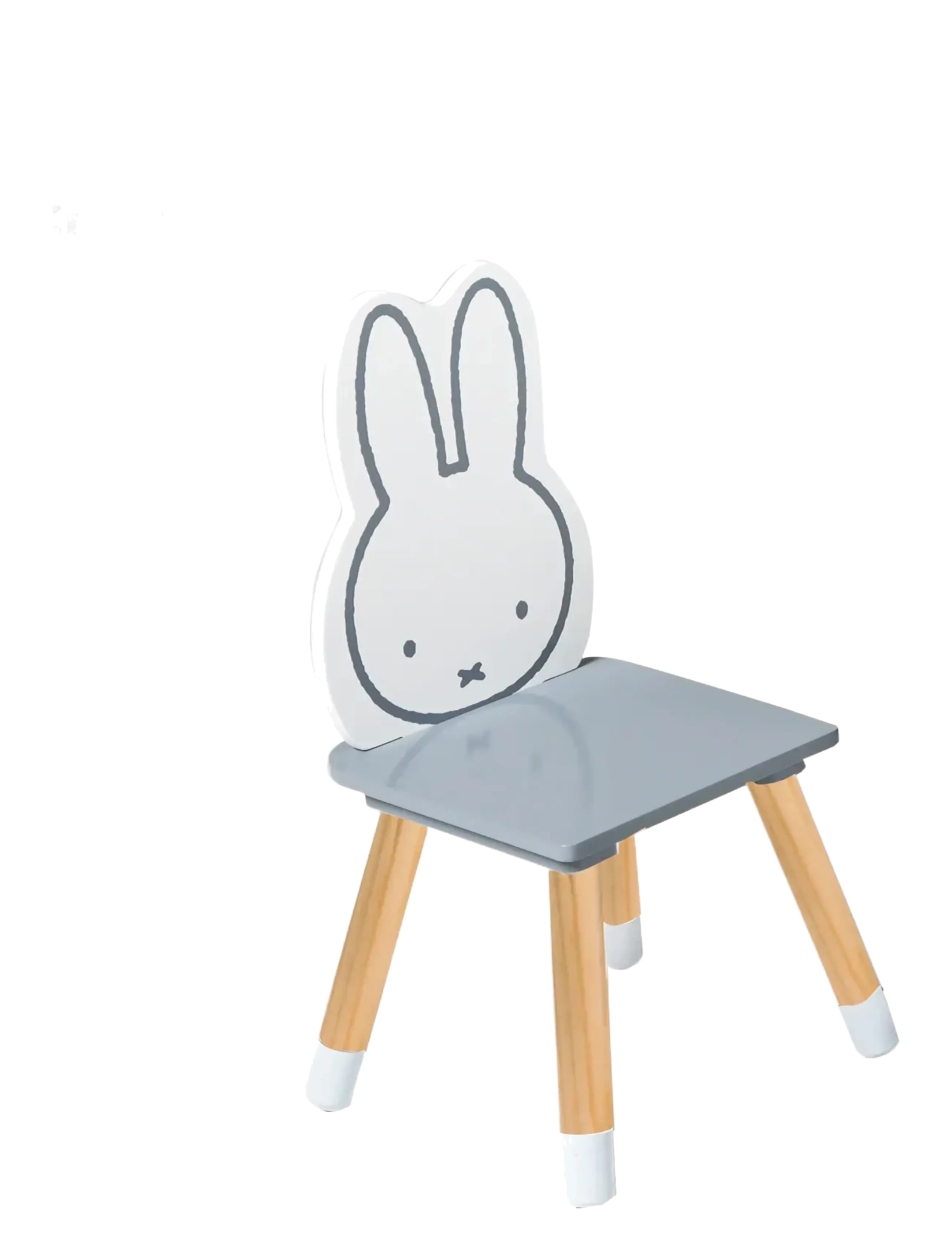 ROBA - Wooden Children's Play Table and Chair Set - barnrumspaket - gray - 4