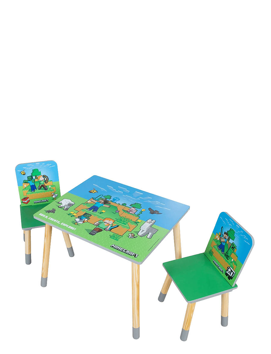 Minecraft - Seating Set, 1 Table with 2 Chairs - kinderzimmerpakete - multicolor - 0