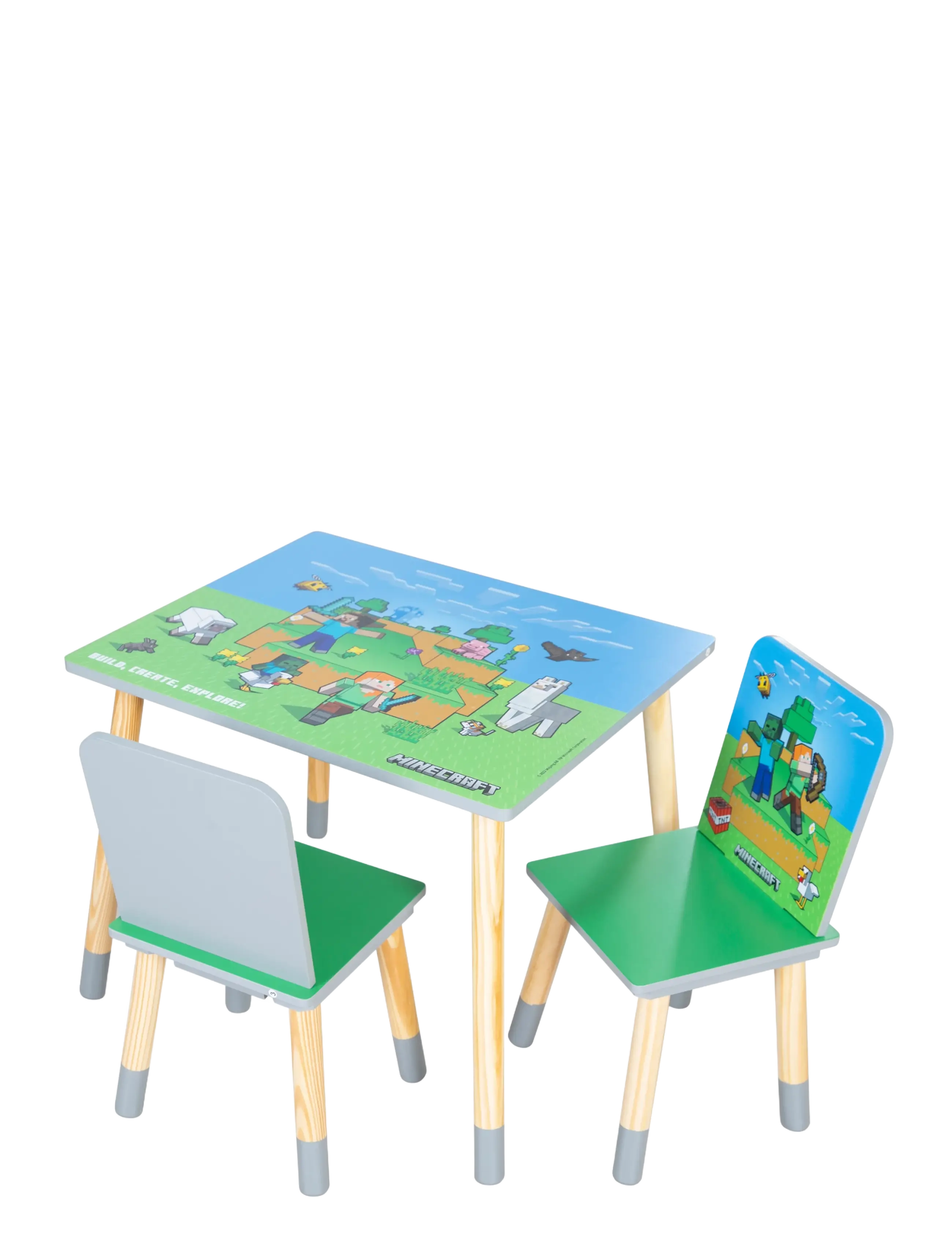 Minecraft - Seating Set, 1 Table with 2 Chairs - kinderzimmerpakete - multicolor - 2