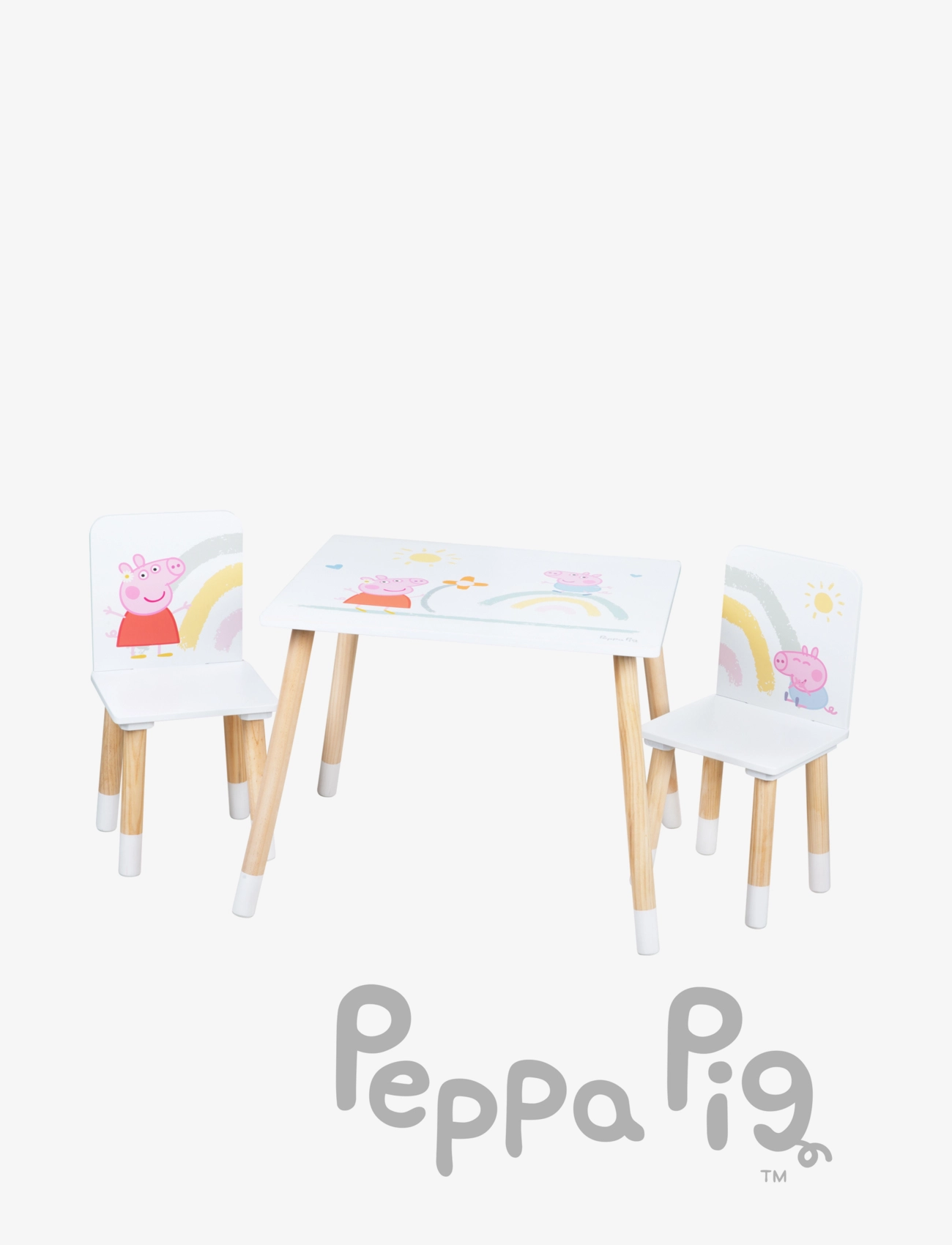 ROBA Children's Seating Group Peppa Pig, One Size, Furniture, Weiß - Kids Bedroom Sets, Kinder