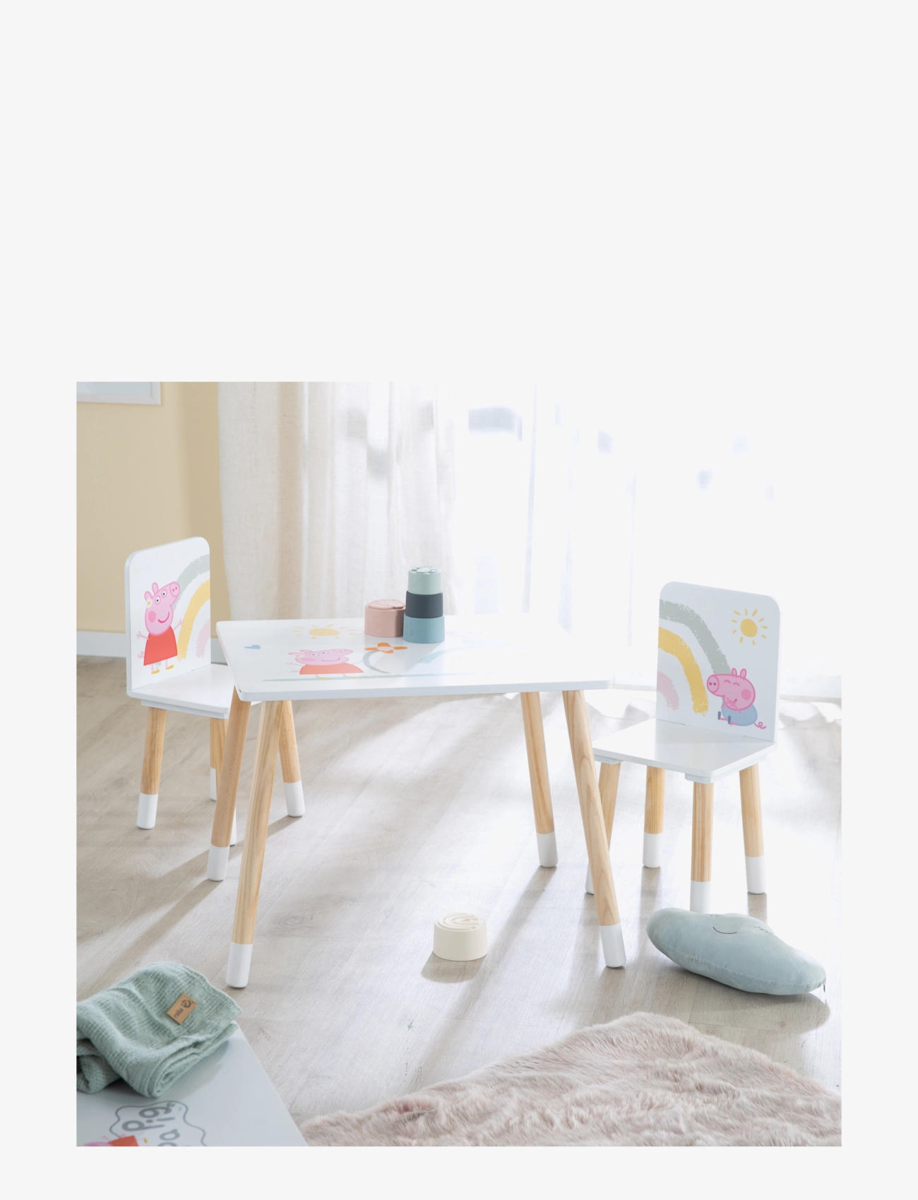 ROBA - Children's seating group Peppa Pig - barnrumspaket - white - 3