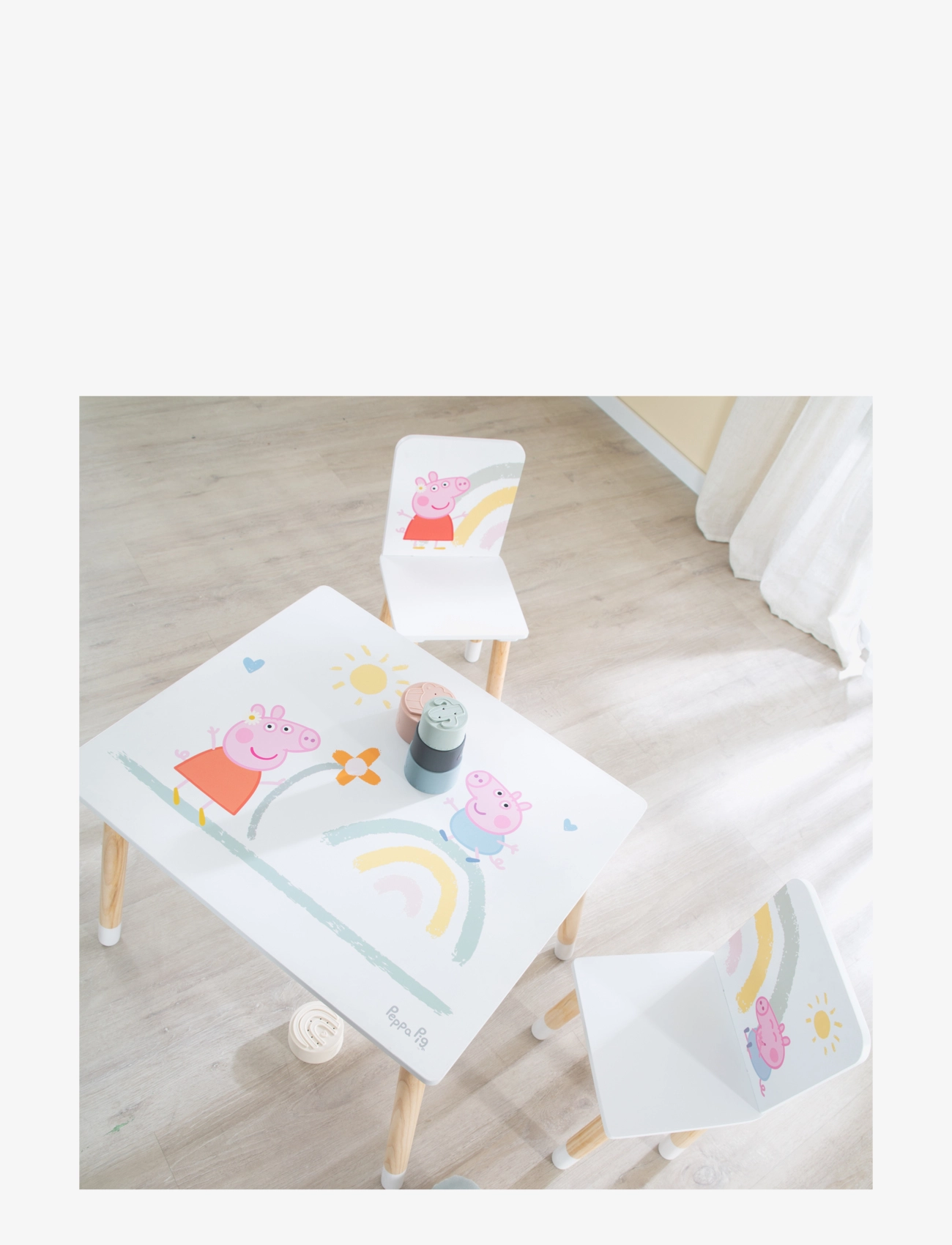 ROBA - Children's seating group Peppa Pig - barnrumspaket - white - 4